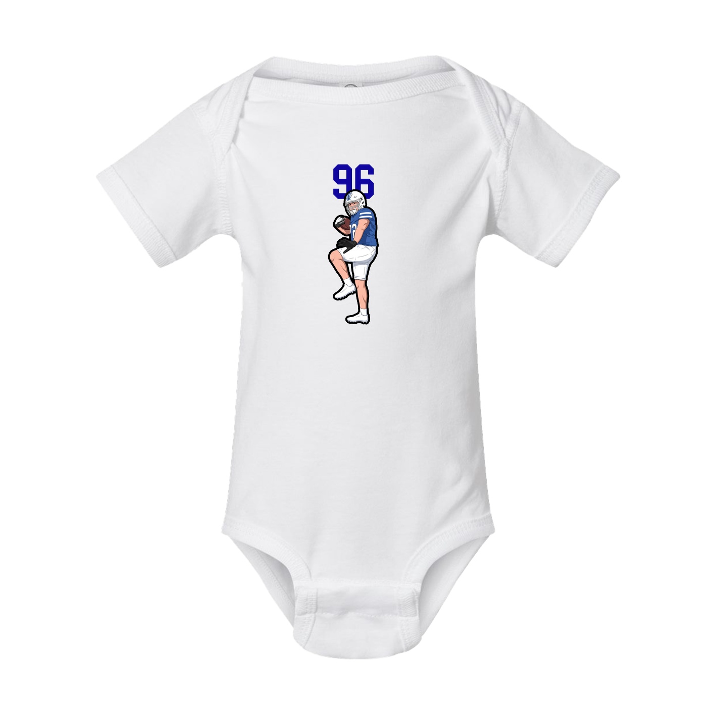 Baby Onesie — Number Top in White