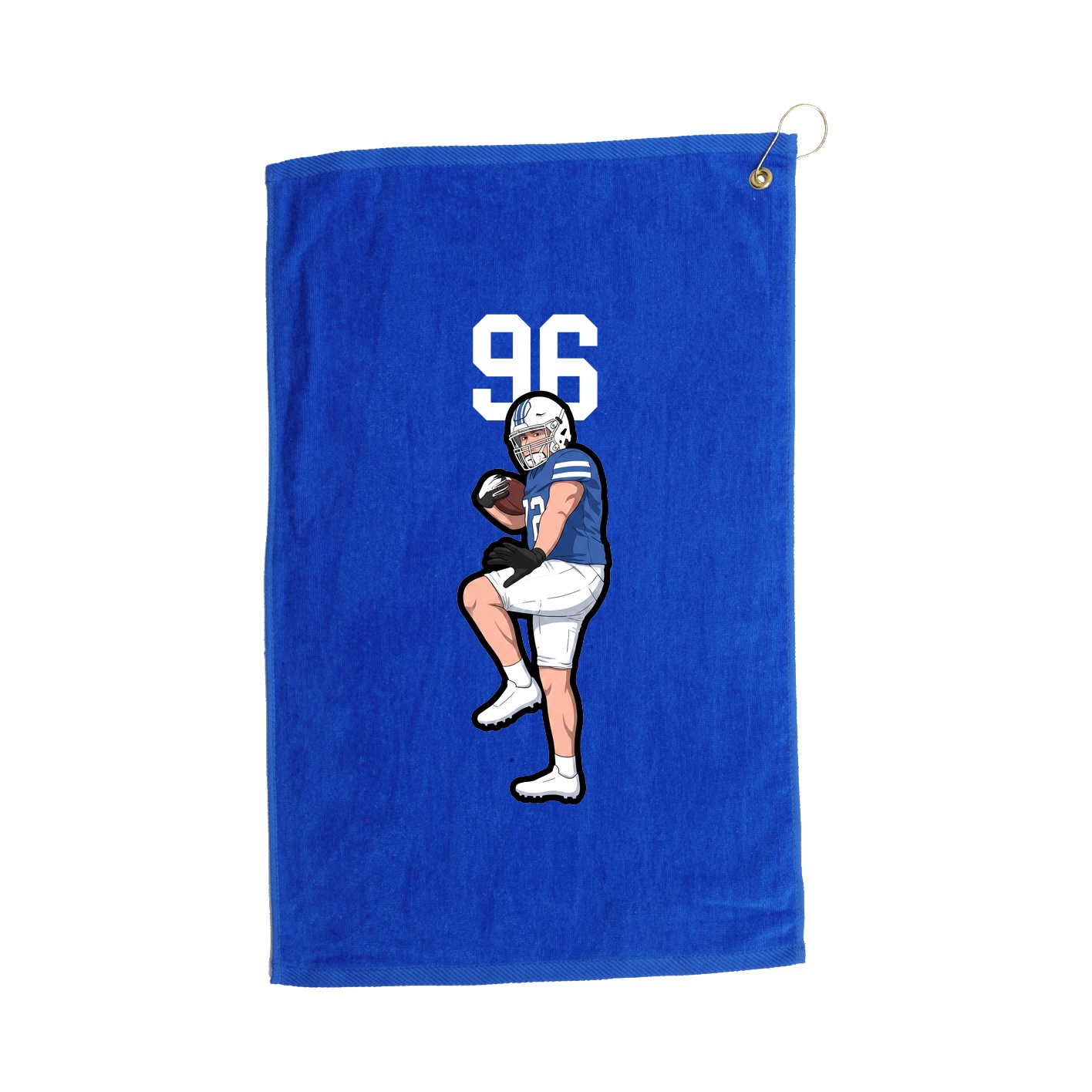 Golf Towel — Number Top in Royal
