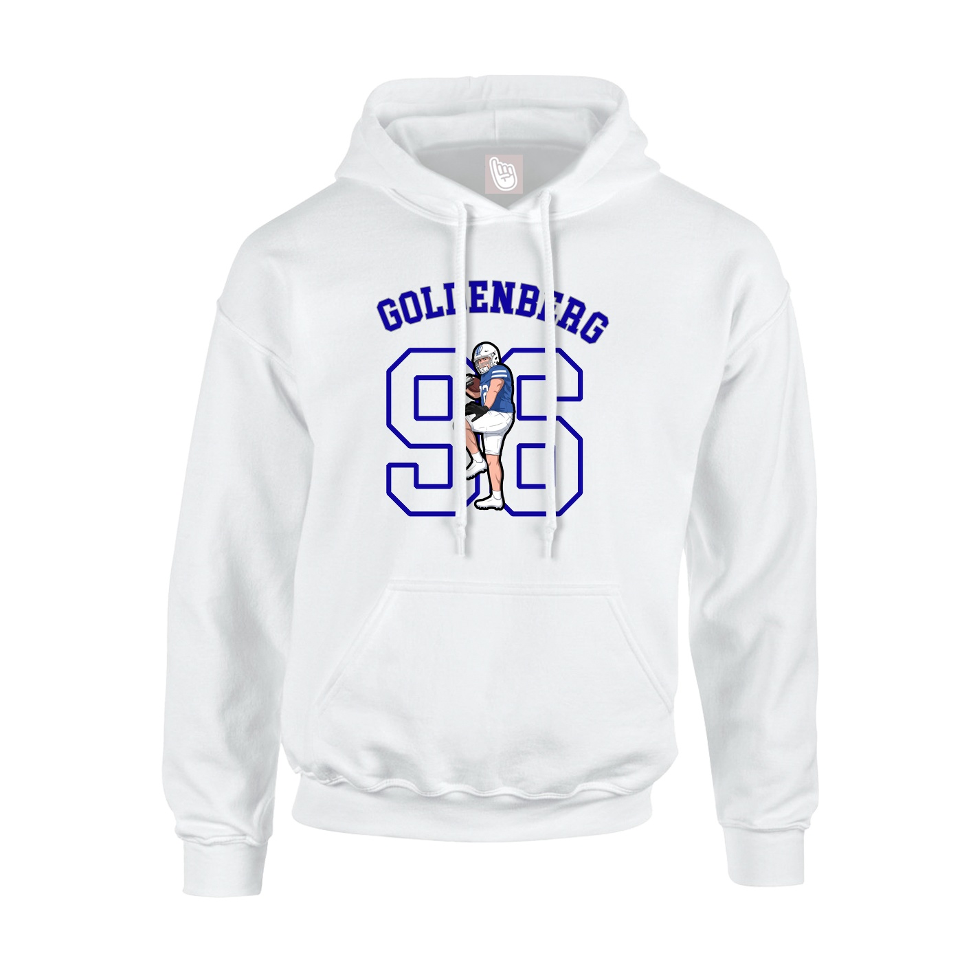 Hoodie — Shirsey Arch in White
