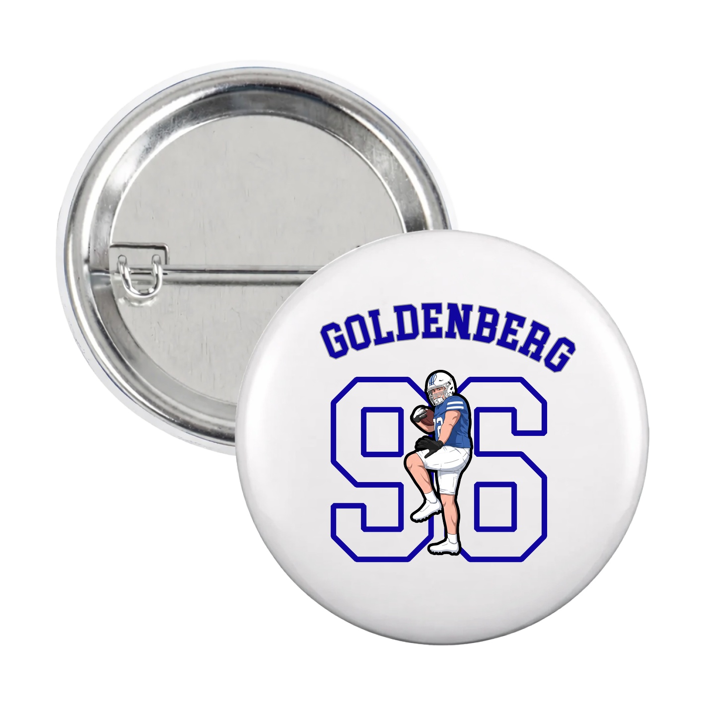 Game Day Button — Shirsey Arch in White