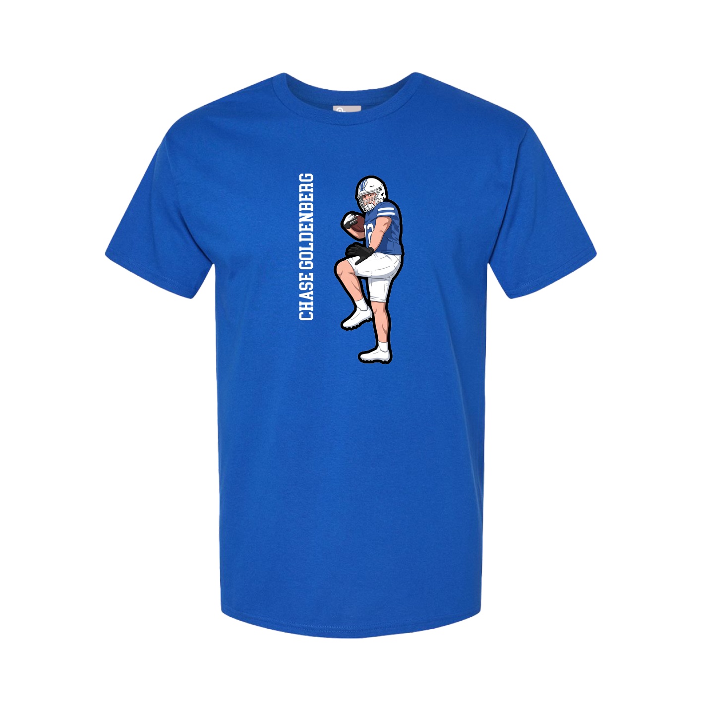 Tee — Name Vertical in Royal