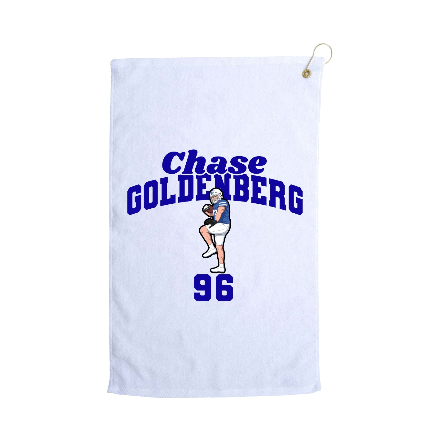 Golf Towel — Signature Arch in White
