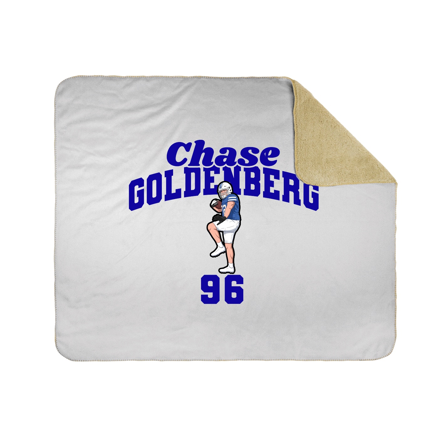 Throw Blanket — Signature Arch in White