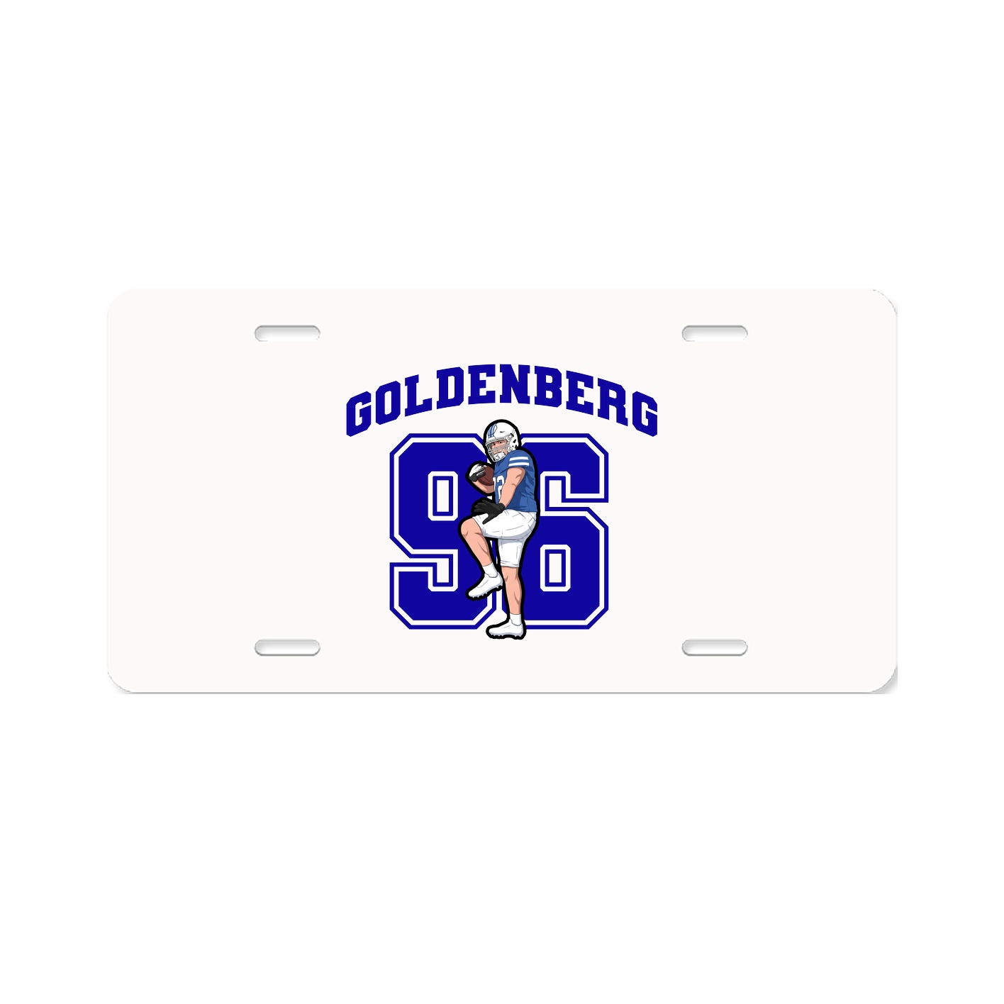 License Plate — Number in Classic