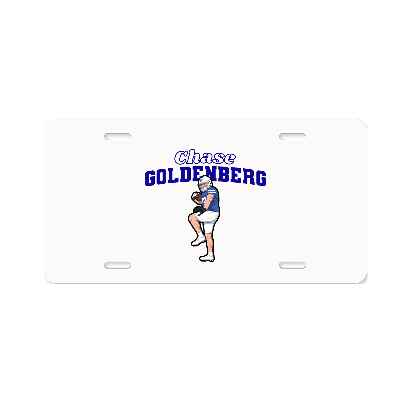 License Plate — Name Arch in Classic