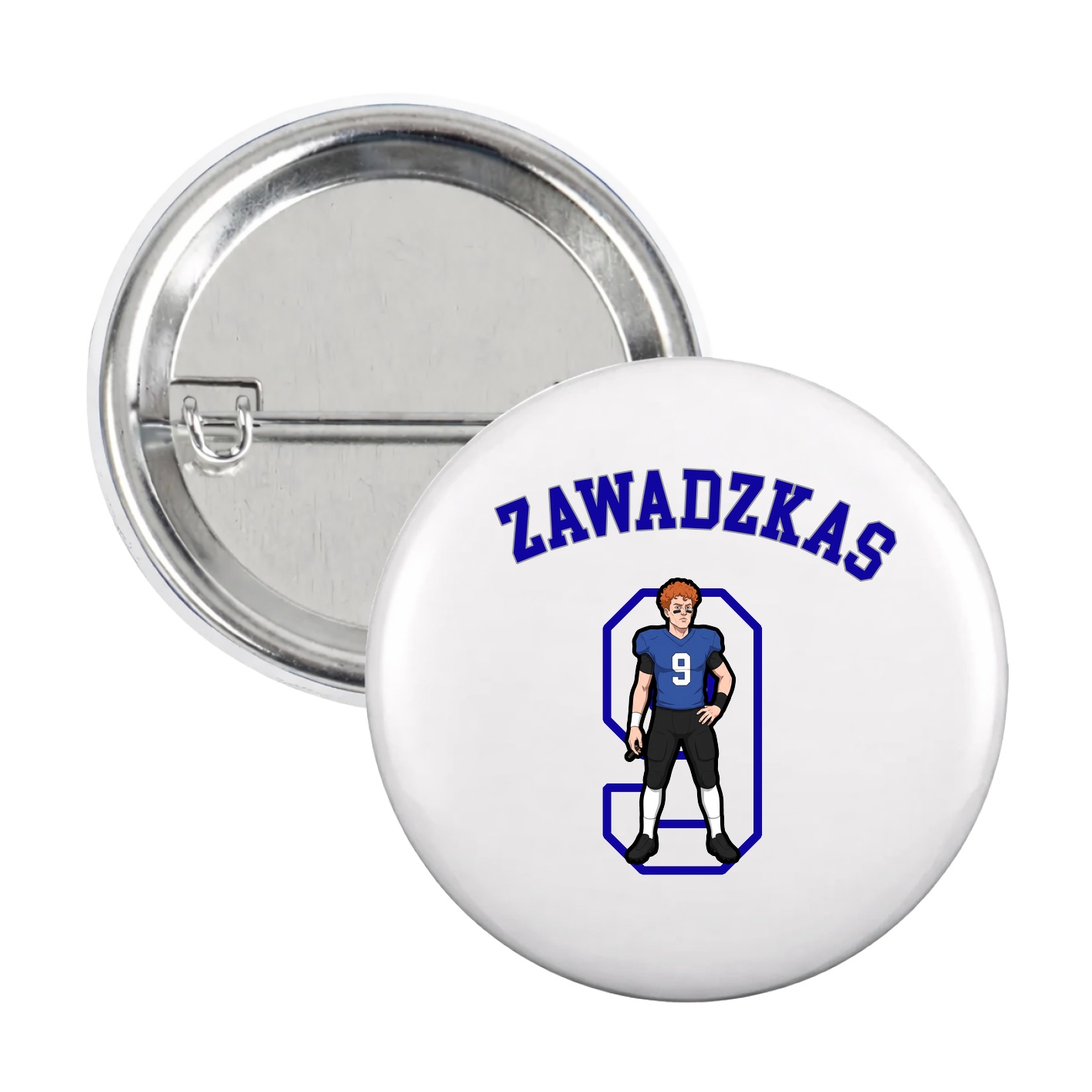 Game Day Button — Shirsey Arch in White