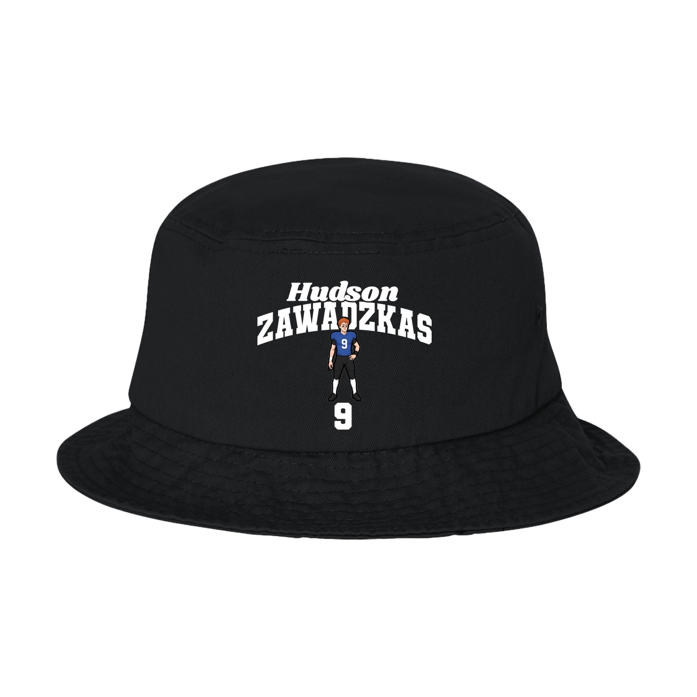 Bucket Cap — Signature Arch in Black