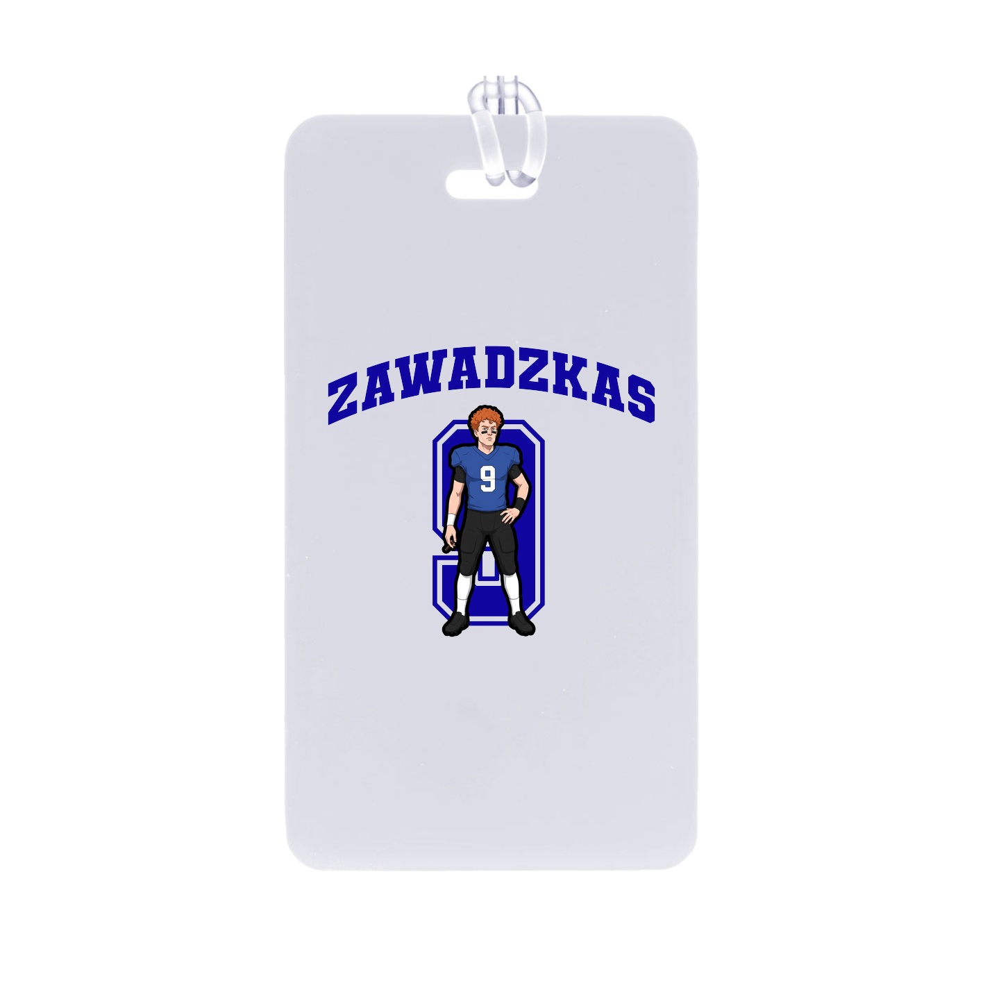 Bag Tag — Number in Classic