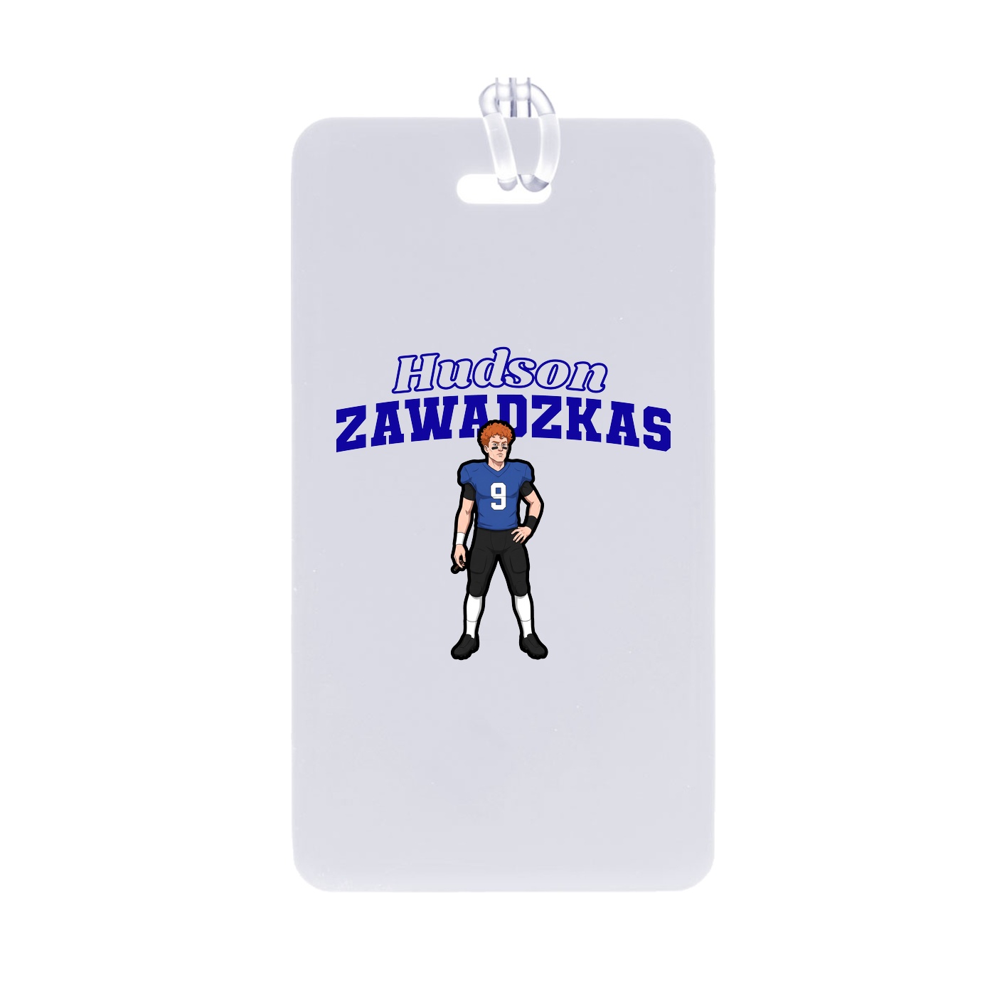 Bag Tag — Name Arch in Classic