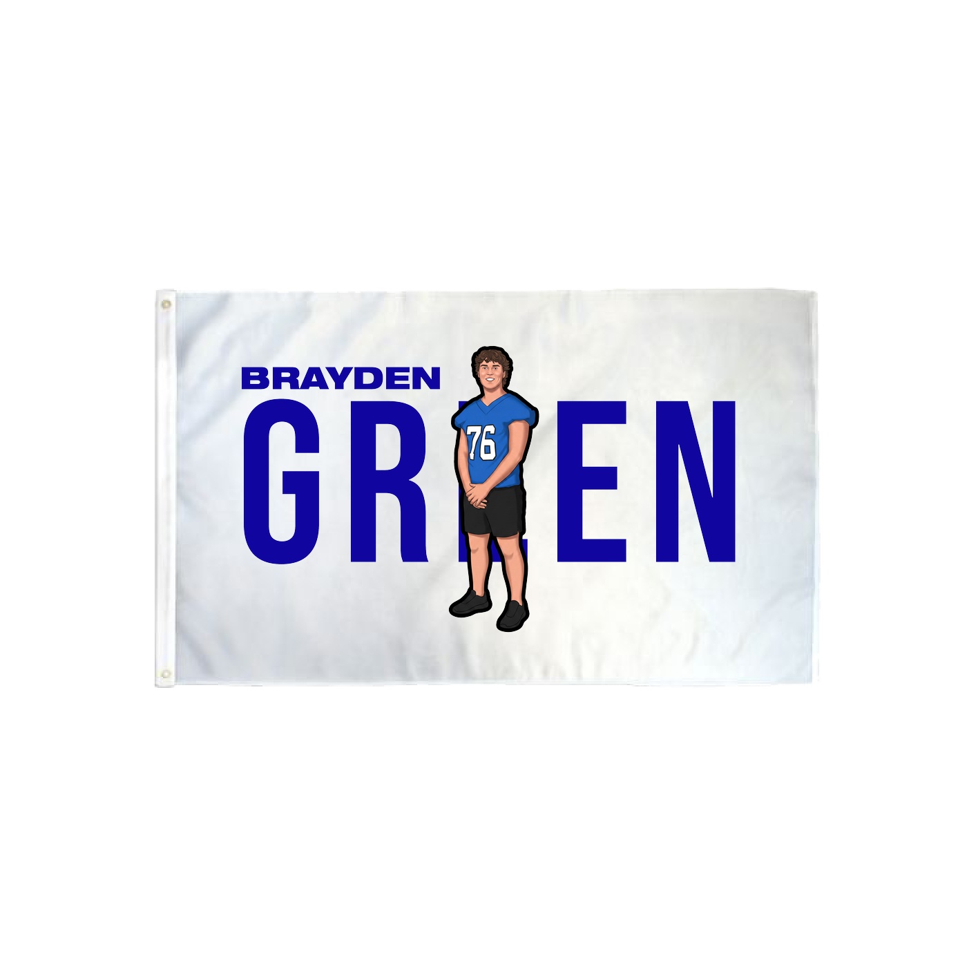 3x5 Flag — Player Name in Classic