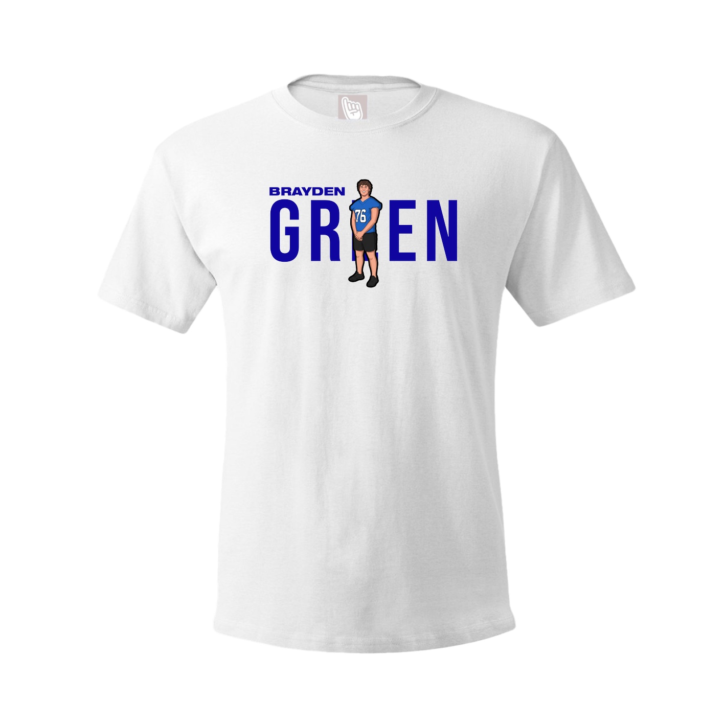 Youth Tee — Player Name in White