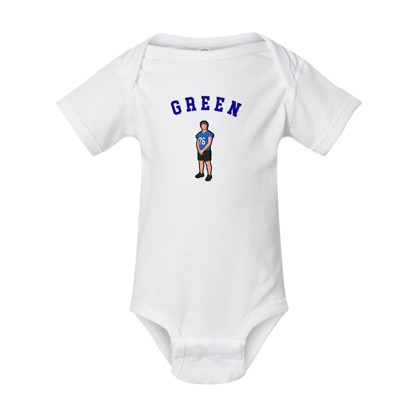 Baby Onesie — Shirsey Arch in White
