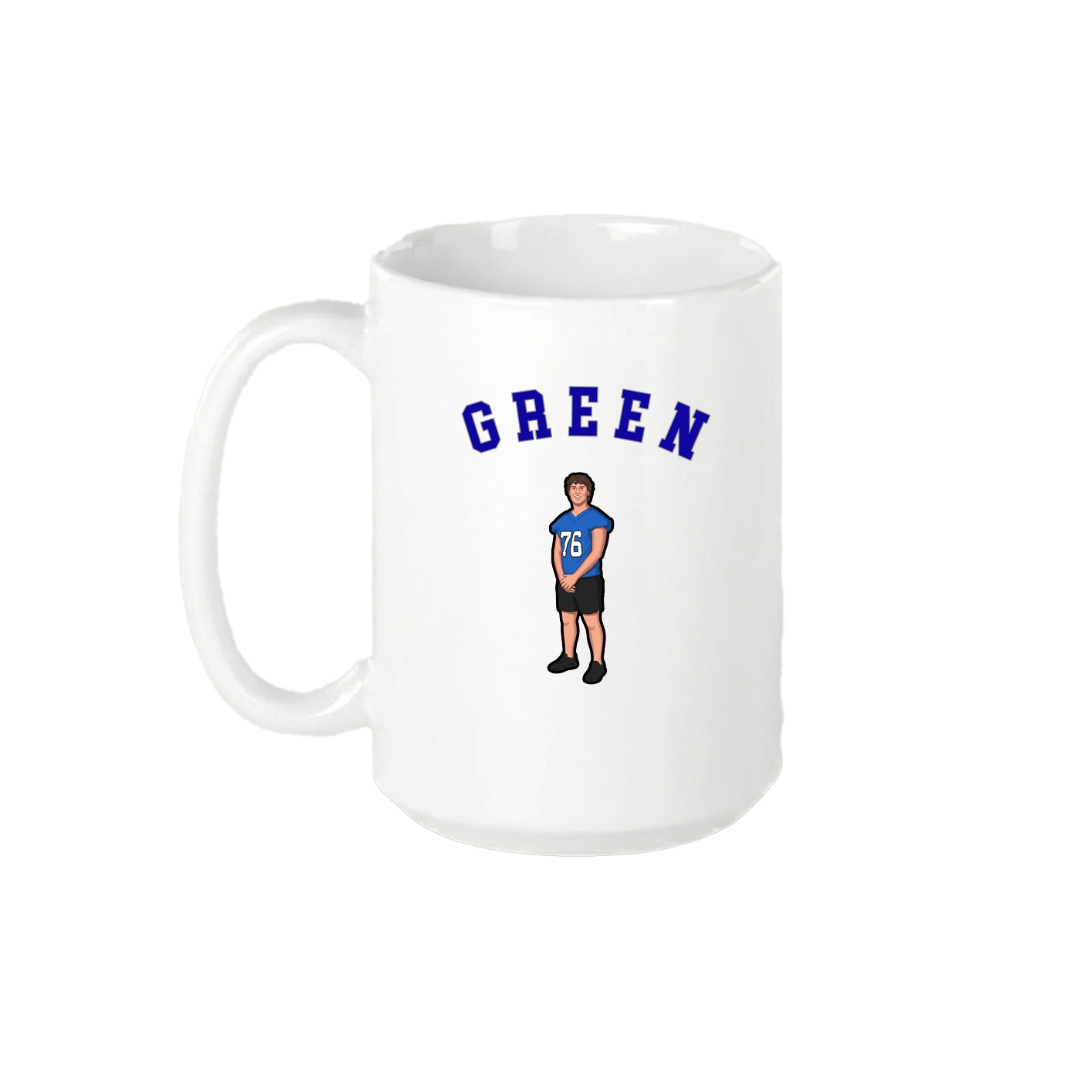 15oz Coffee Mug — Shirsey Arch in White