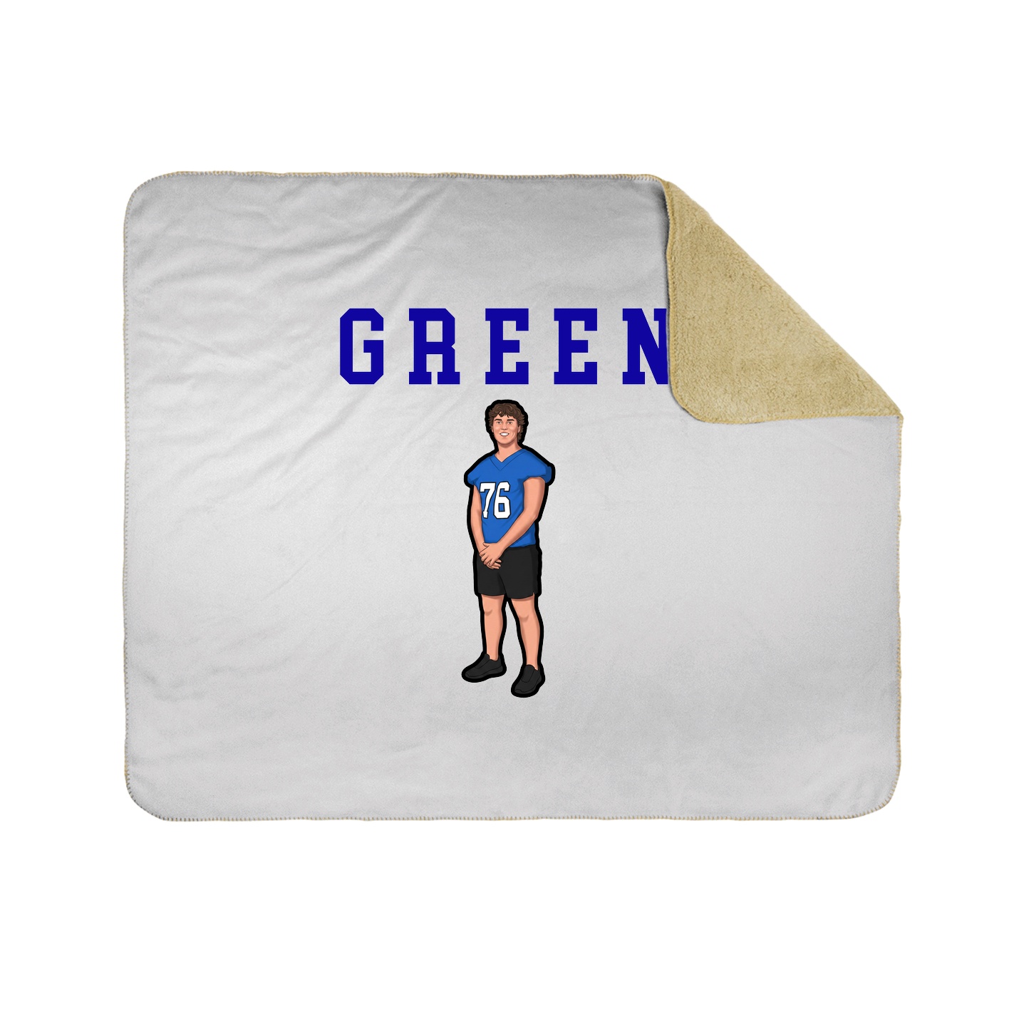 Throw Blanket — Shirsey in White