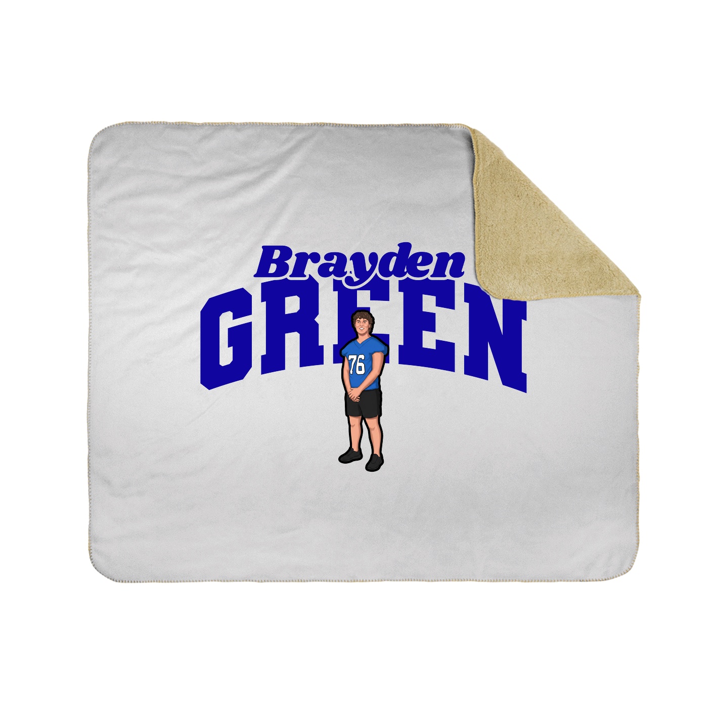 Throw Blanket — Signature Arch in White