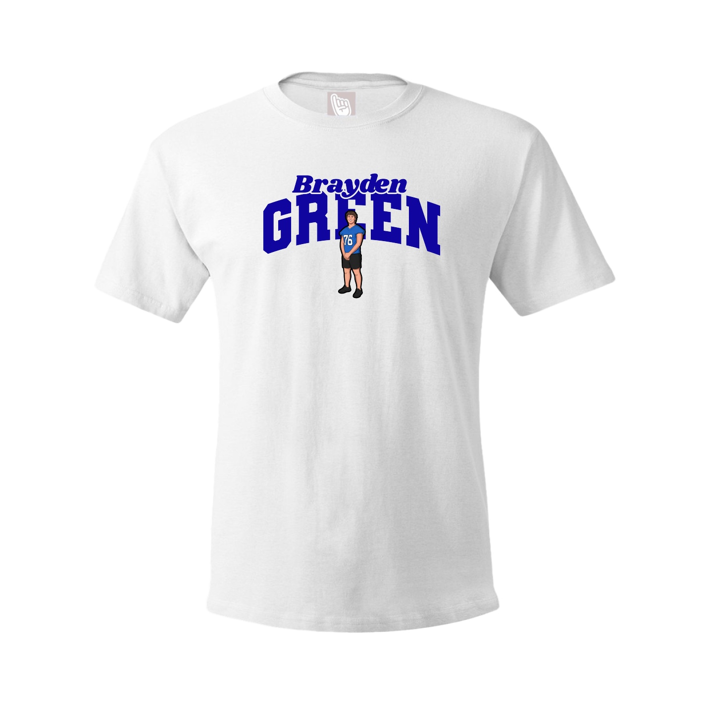 Youth Tee — Signature Arch in White