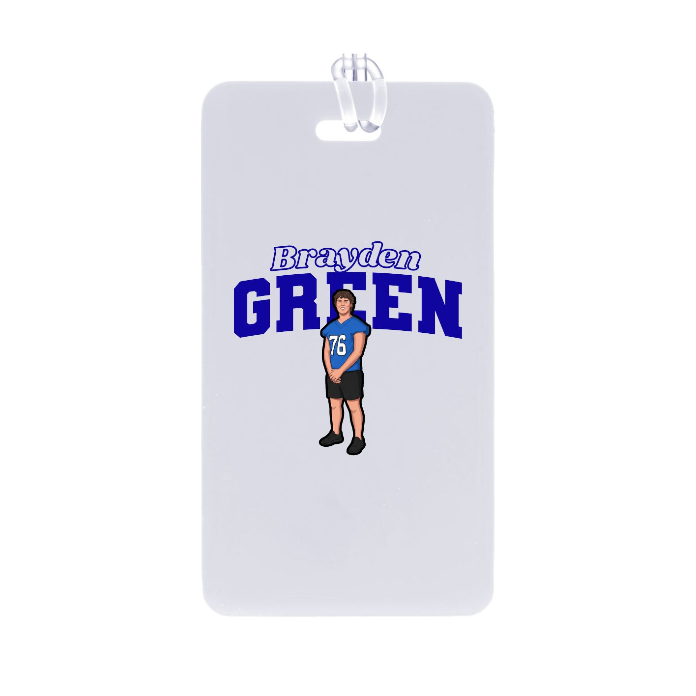 Bag Tag — Name Arch in Classic