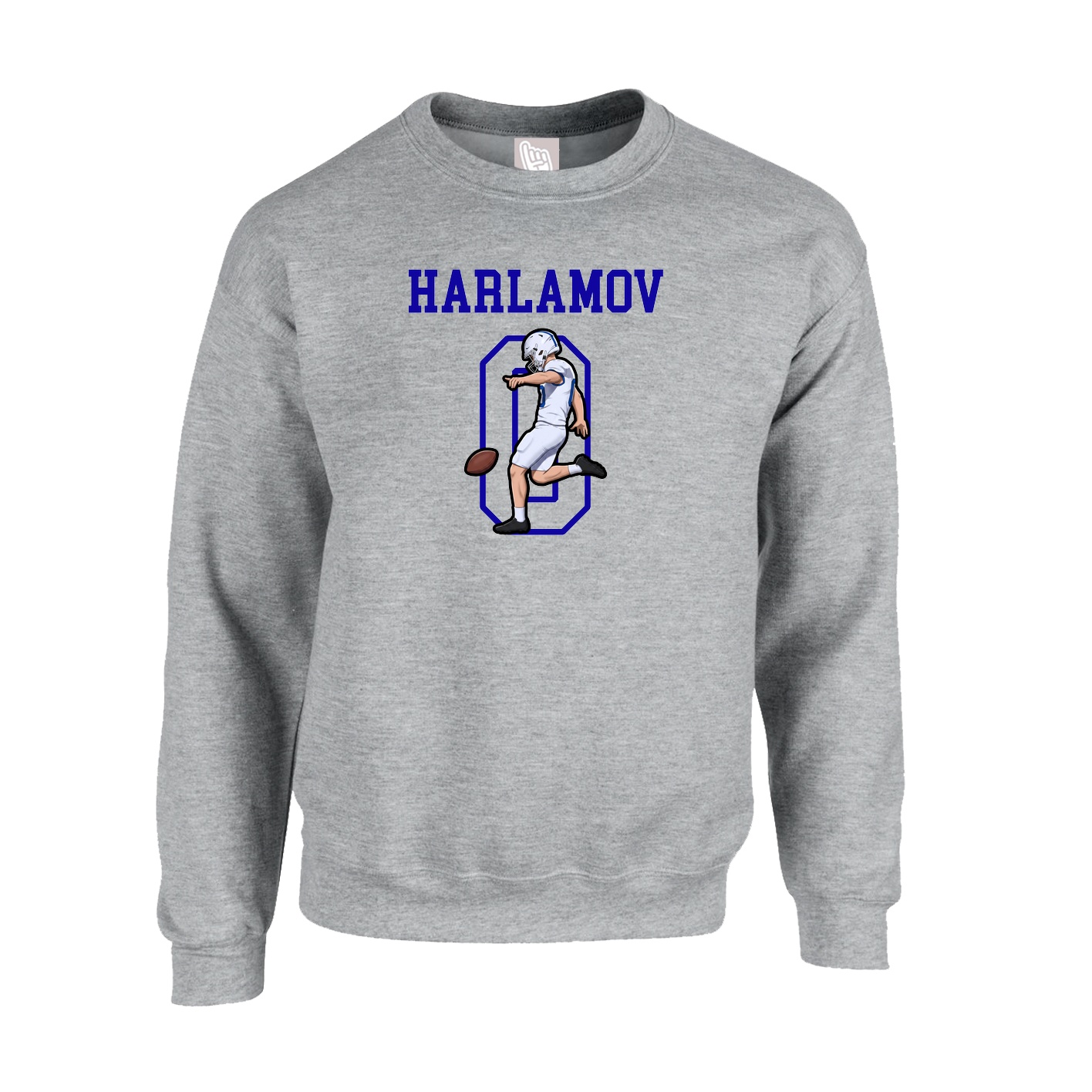 Fleece Crew — Shirsey in Grey
