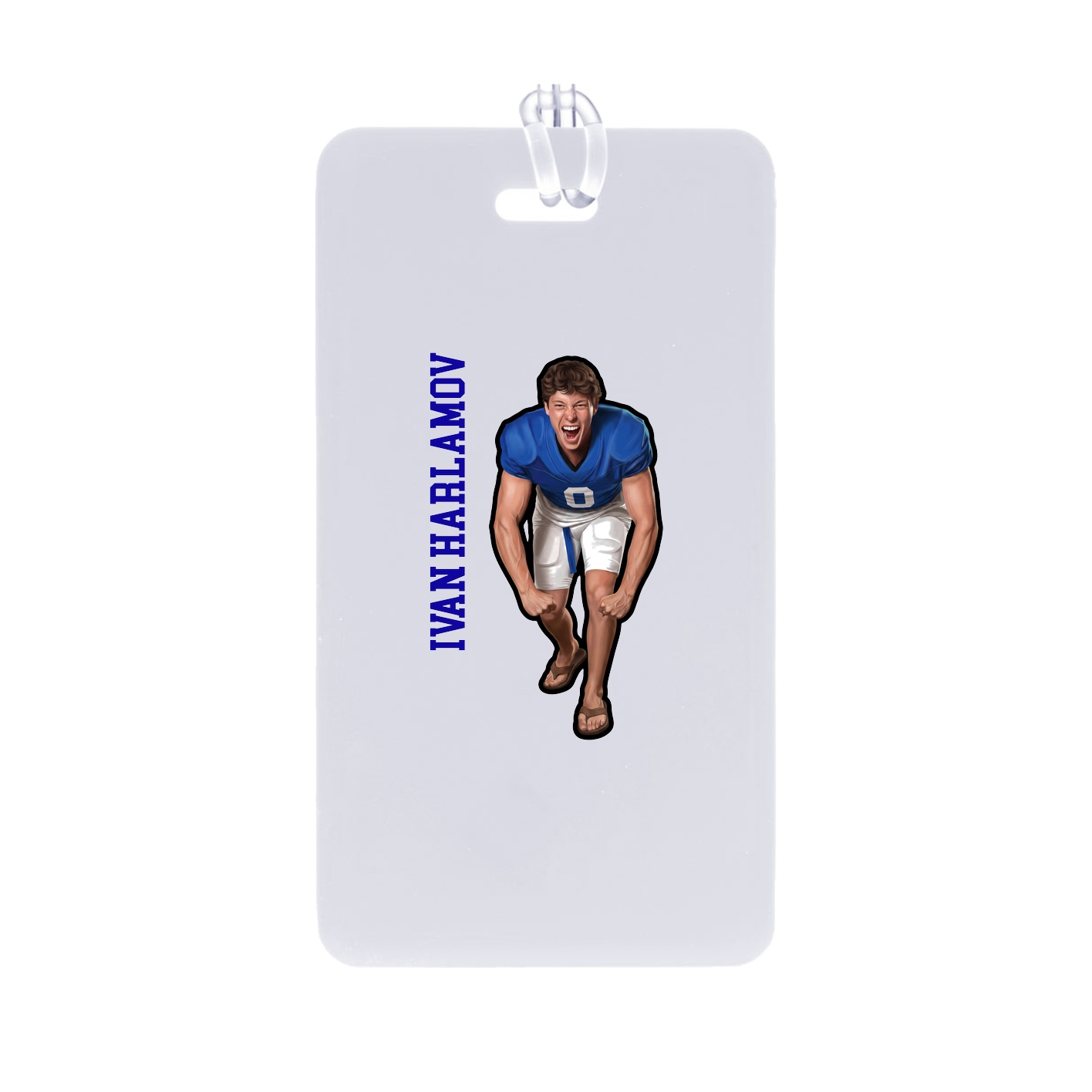 Bag Tag — Name Vertical in Classic
