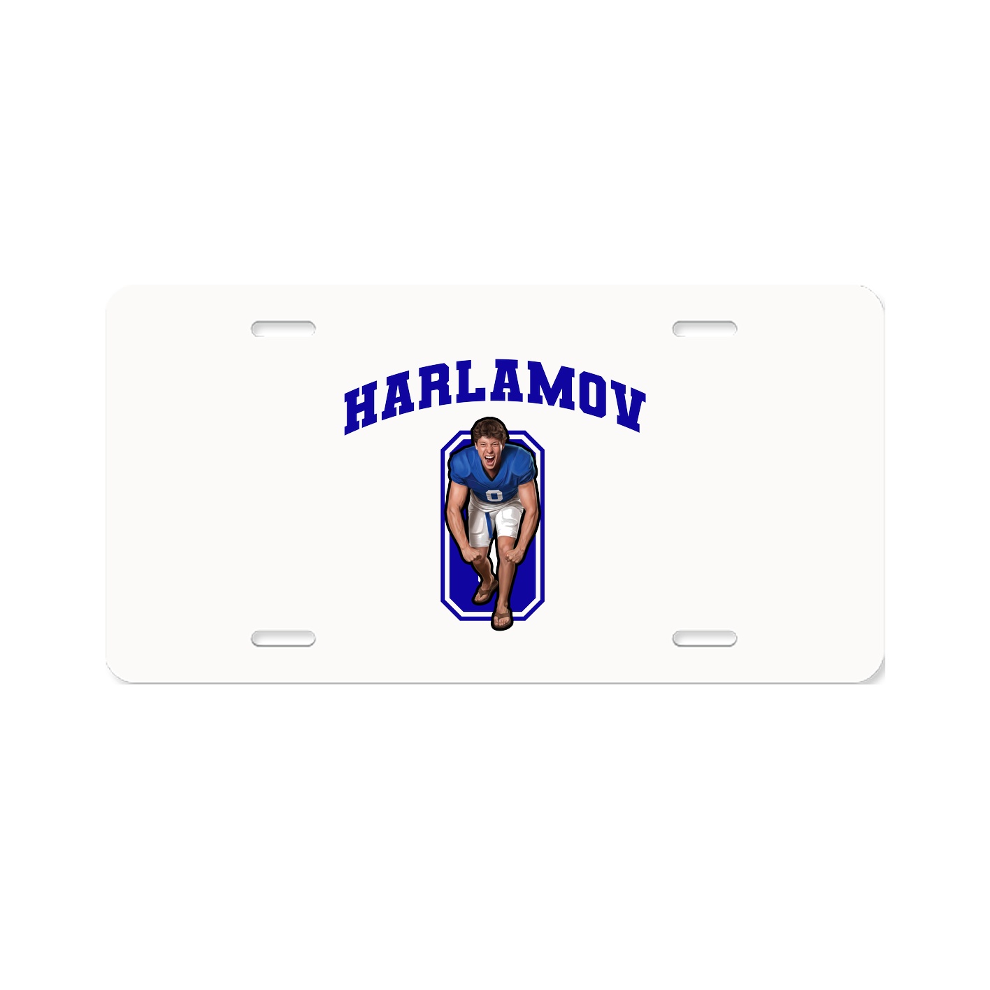 License Plate — Number in Classic