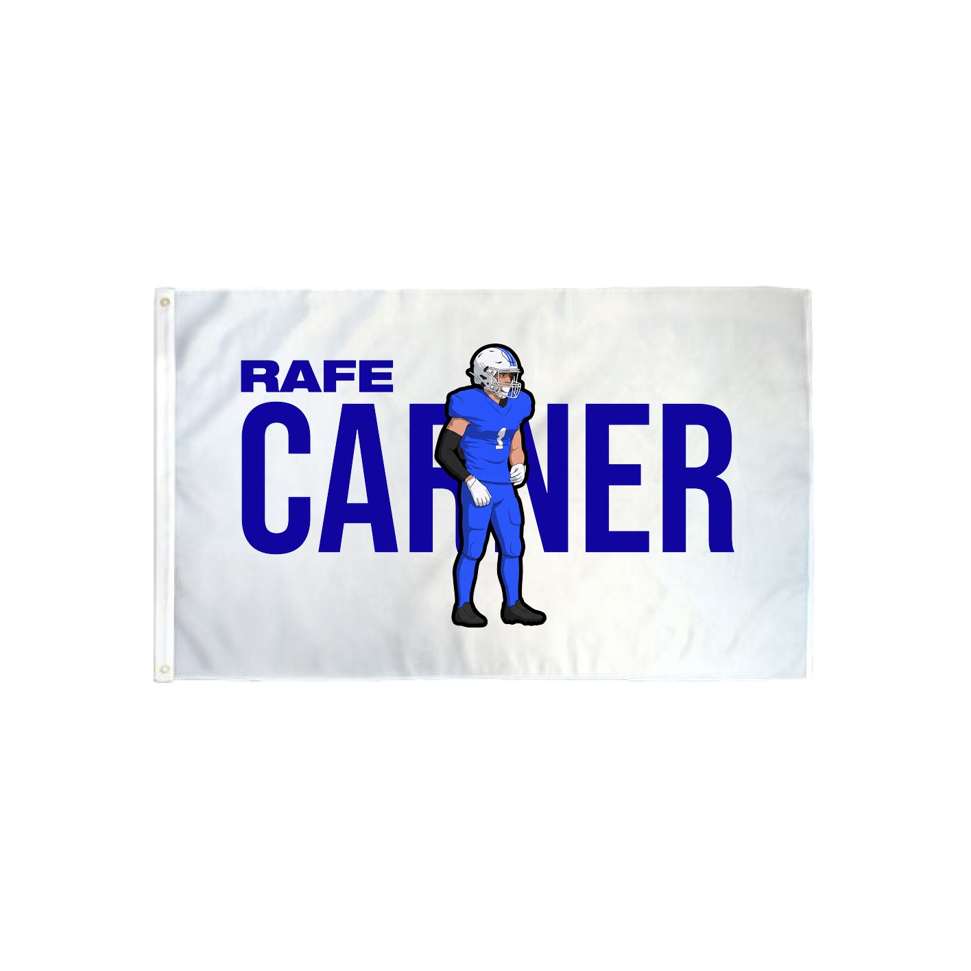 3x5 Flag — Player Name in Classic