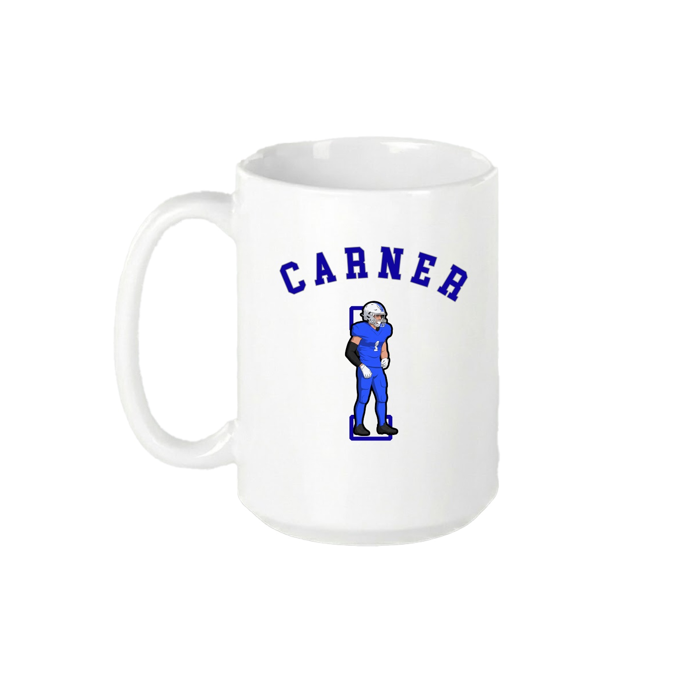 15oz Coffee Mug — Shirsey Arch in White