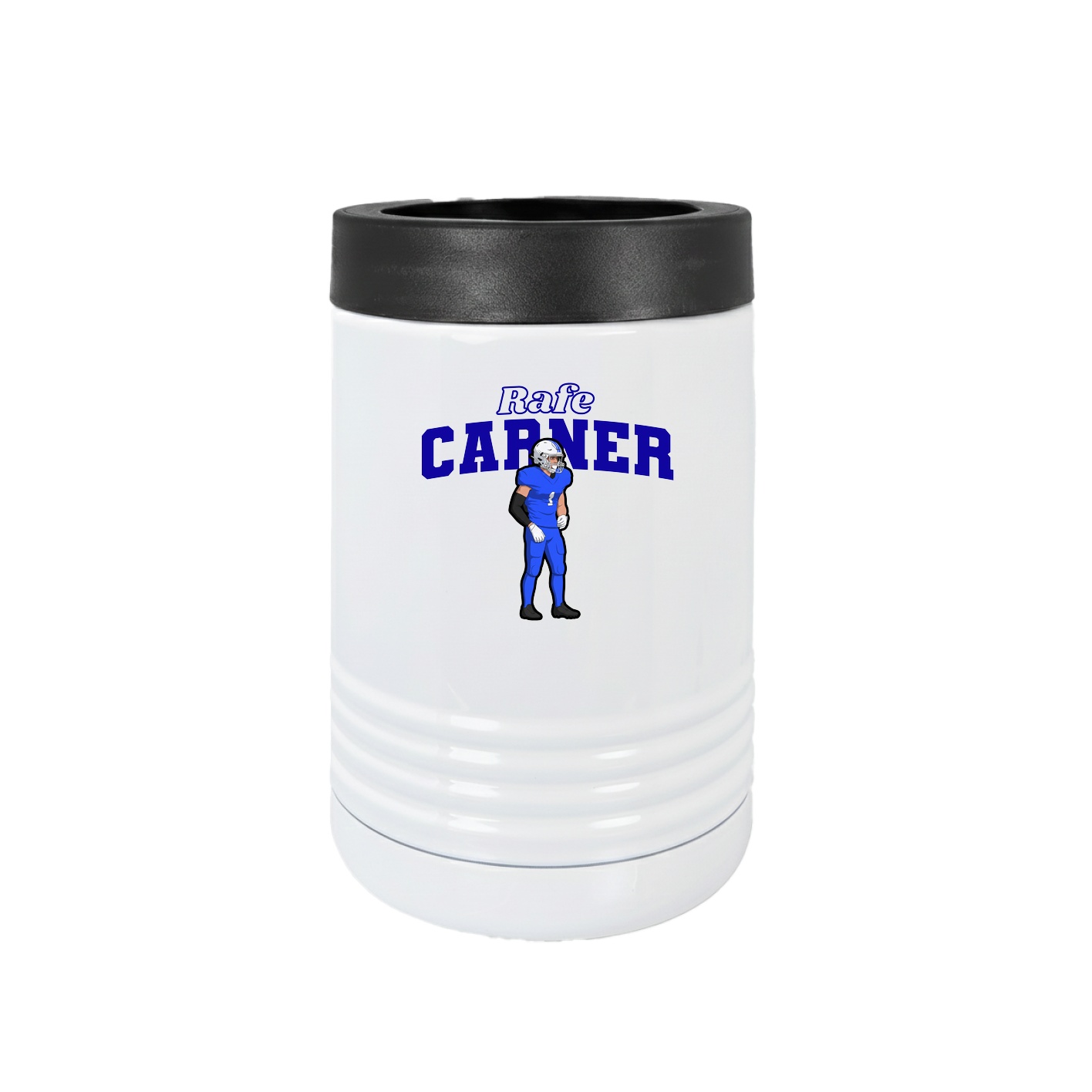 Beverage Holder — Name Arch in White