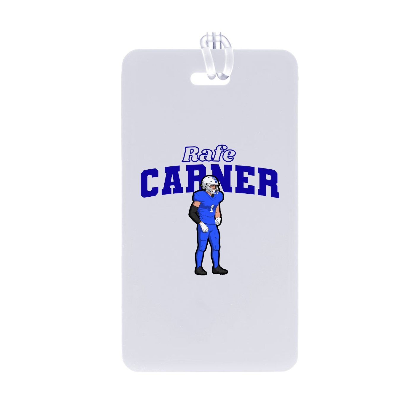 Bag Tag — Name Arch in Classic