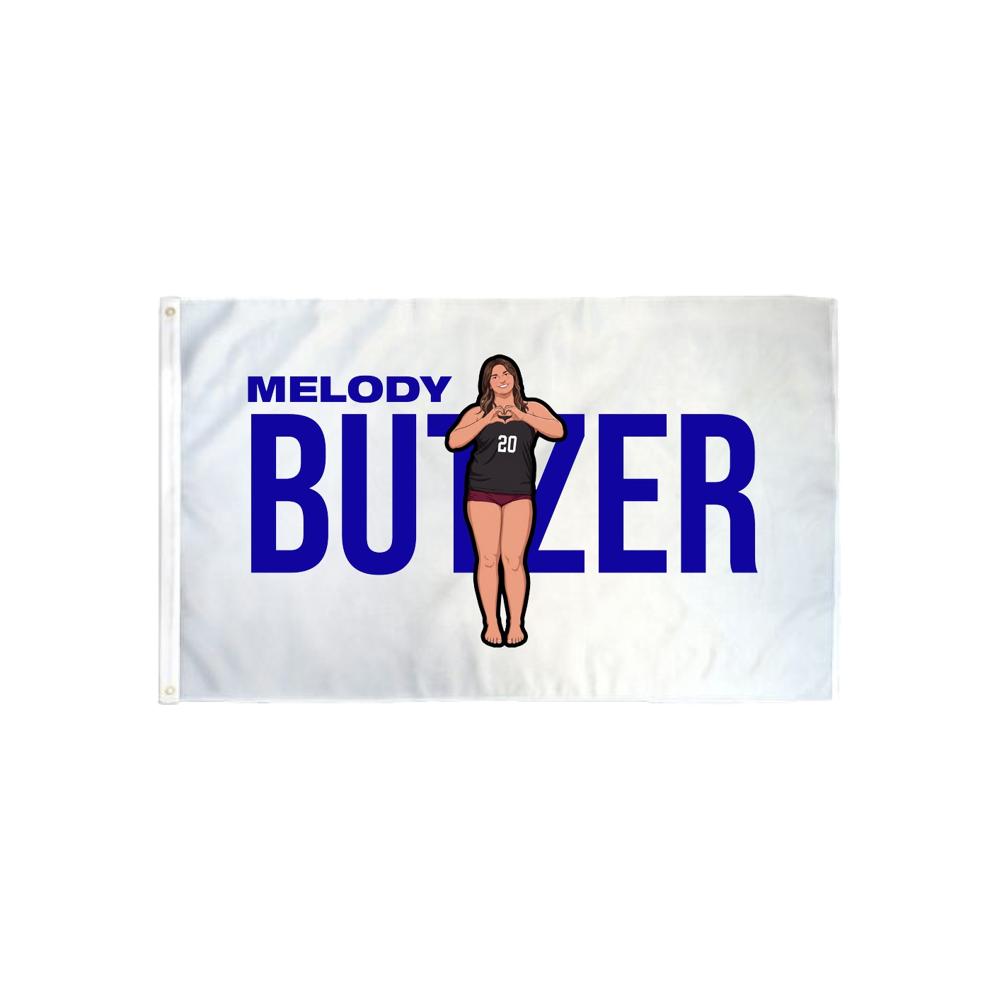 3x5 Flag — Player Name in Classic