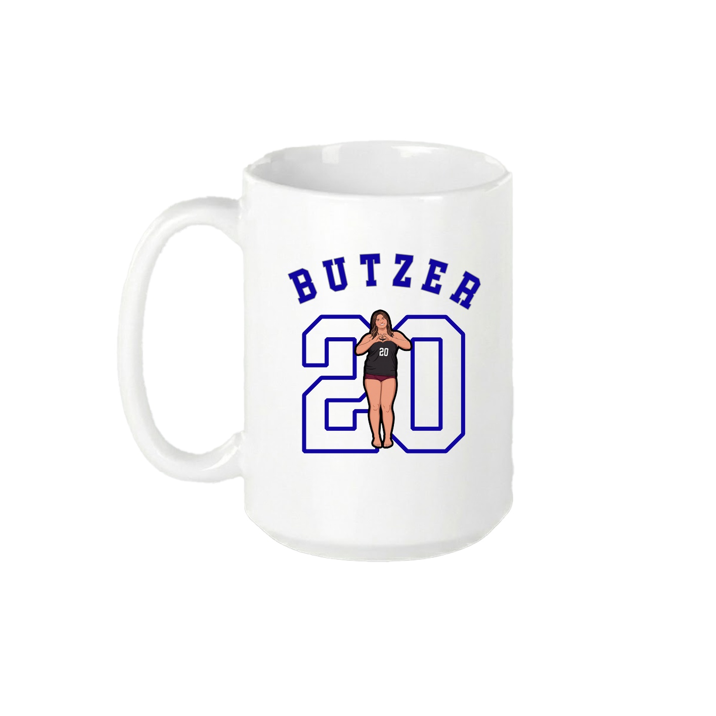 15oz Coffee Mug — Shirsey Arch in White