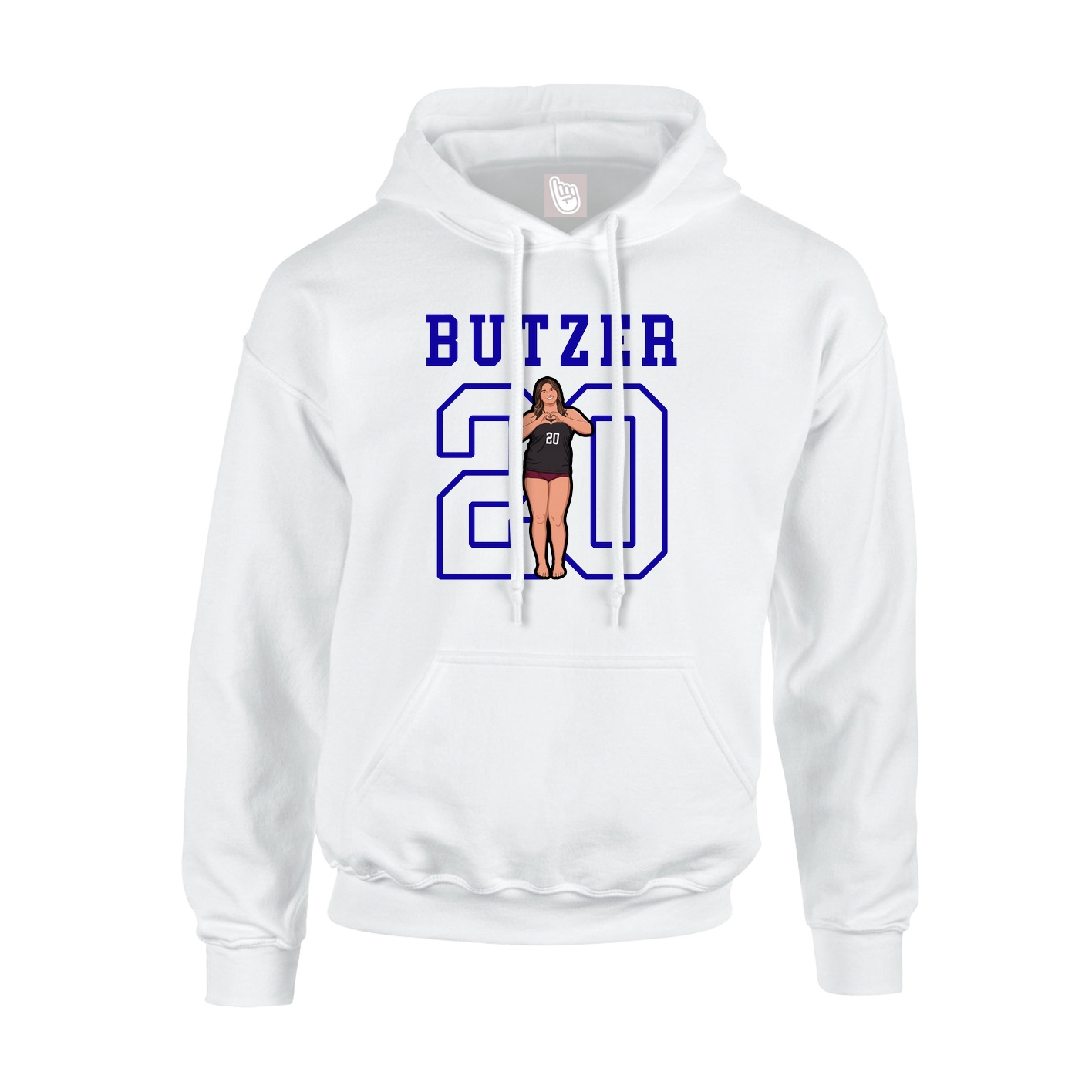 Youth Hoodie — Shirsey in White