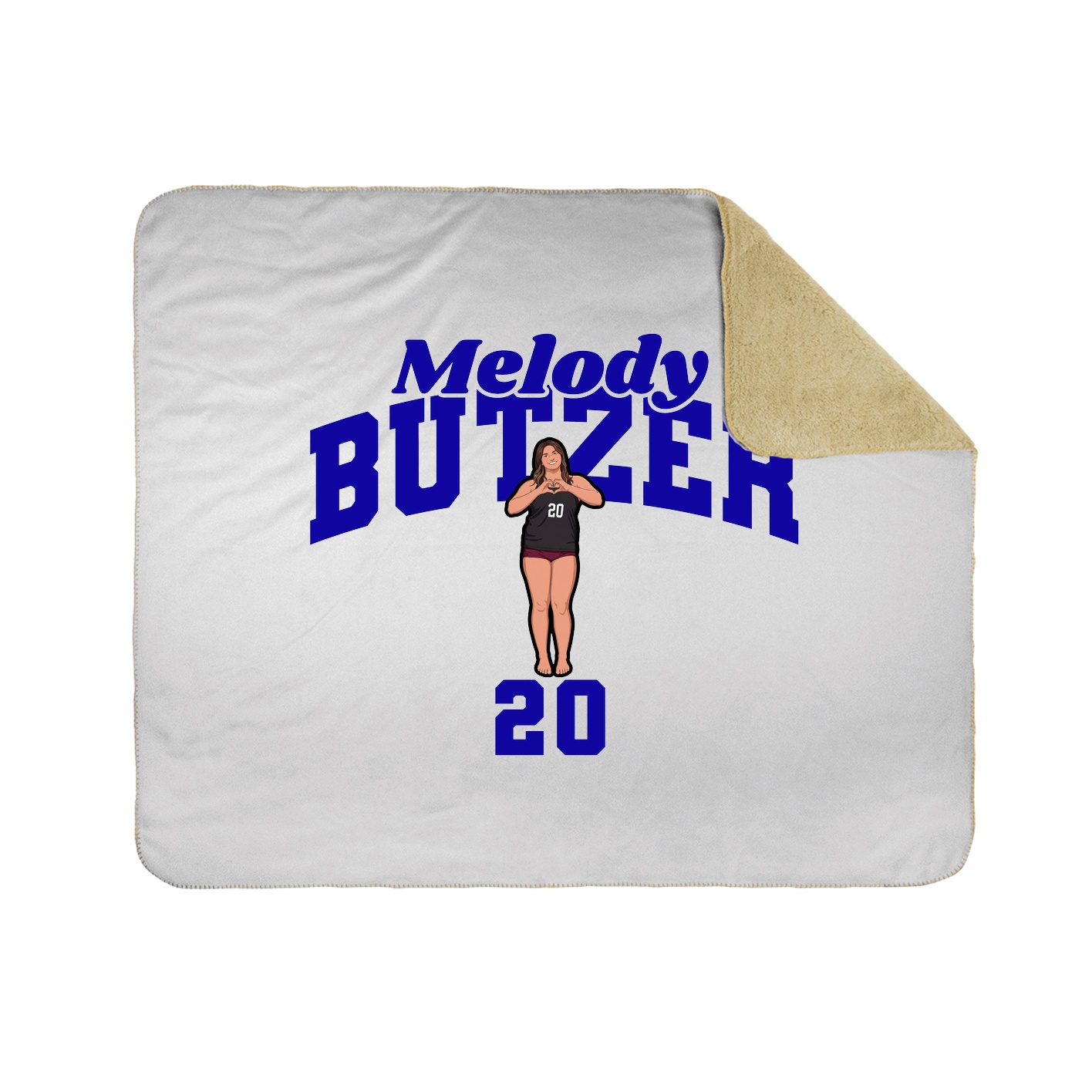 Throw Blanket — Signature Arch in White