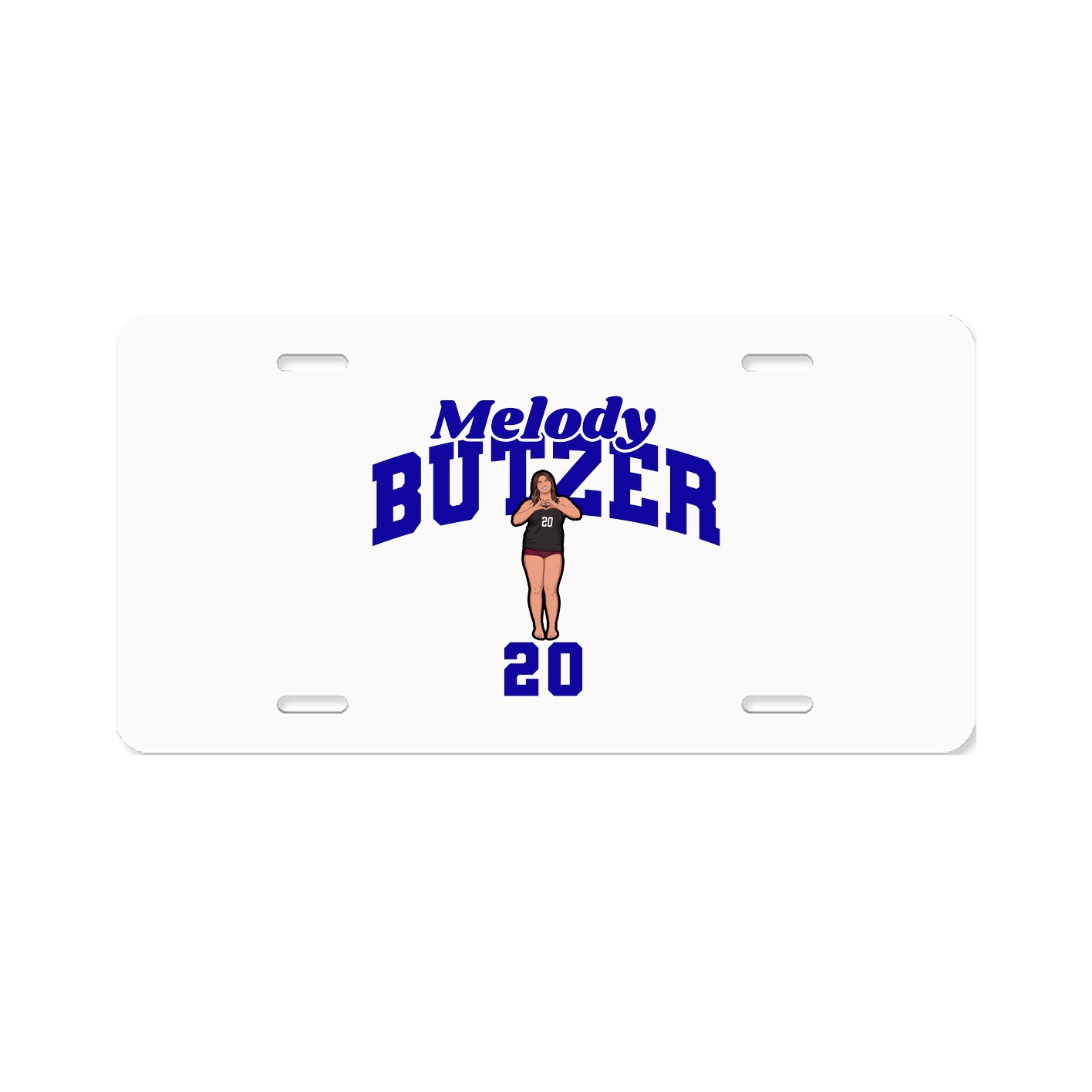 License Plate — Signature Arch in Classic