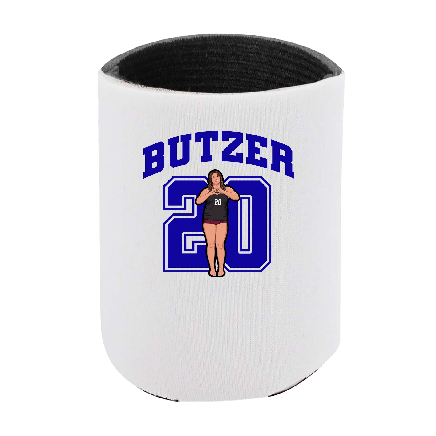 Can Holder — Number in White