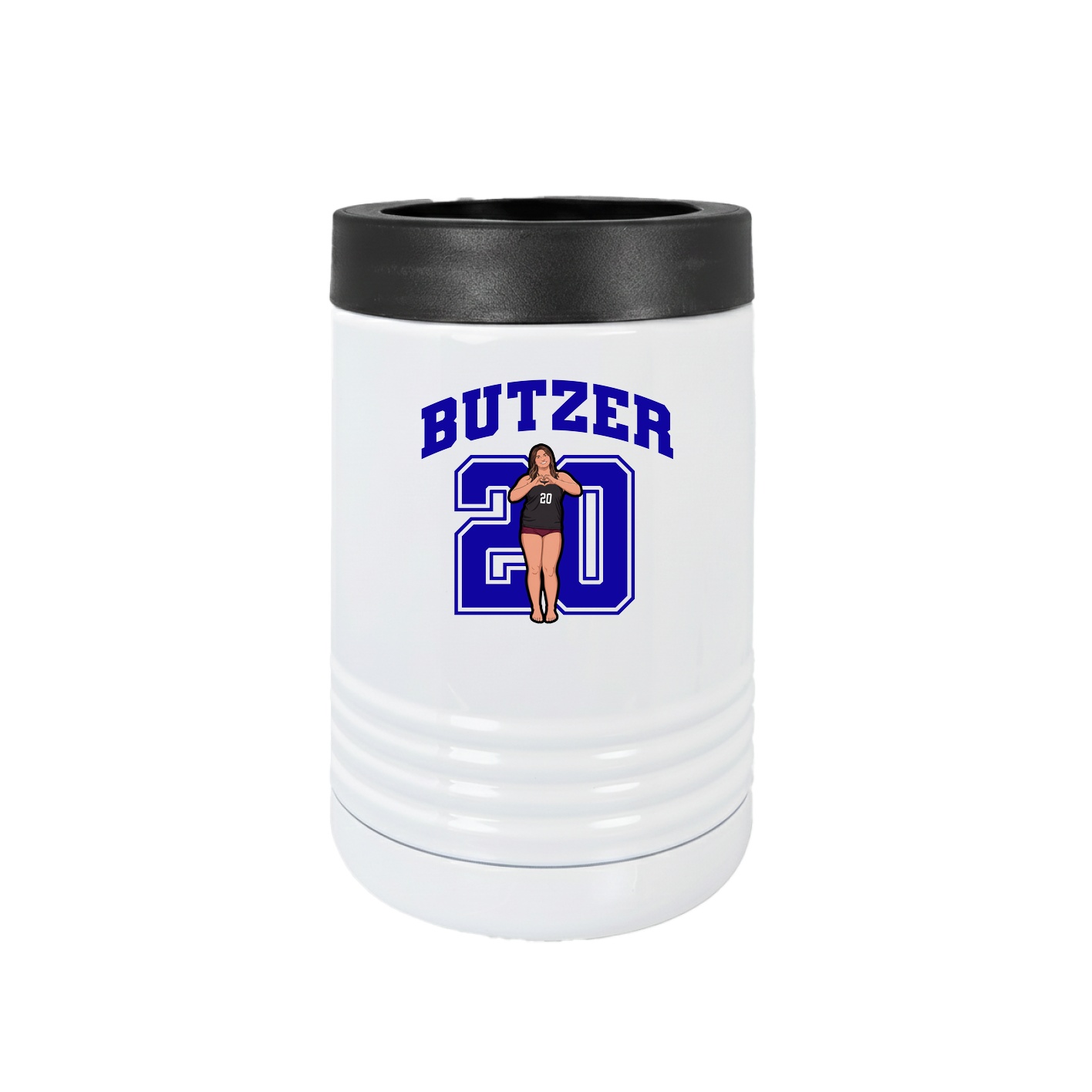 Beverage Holder — Number in White
