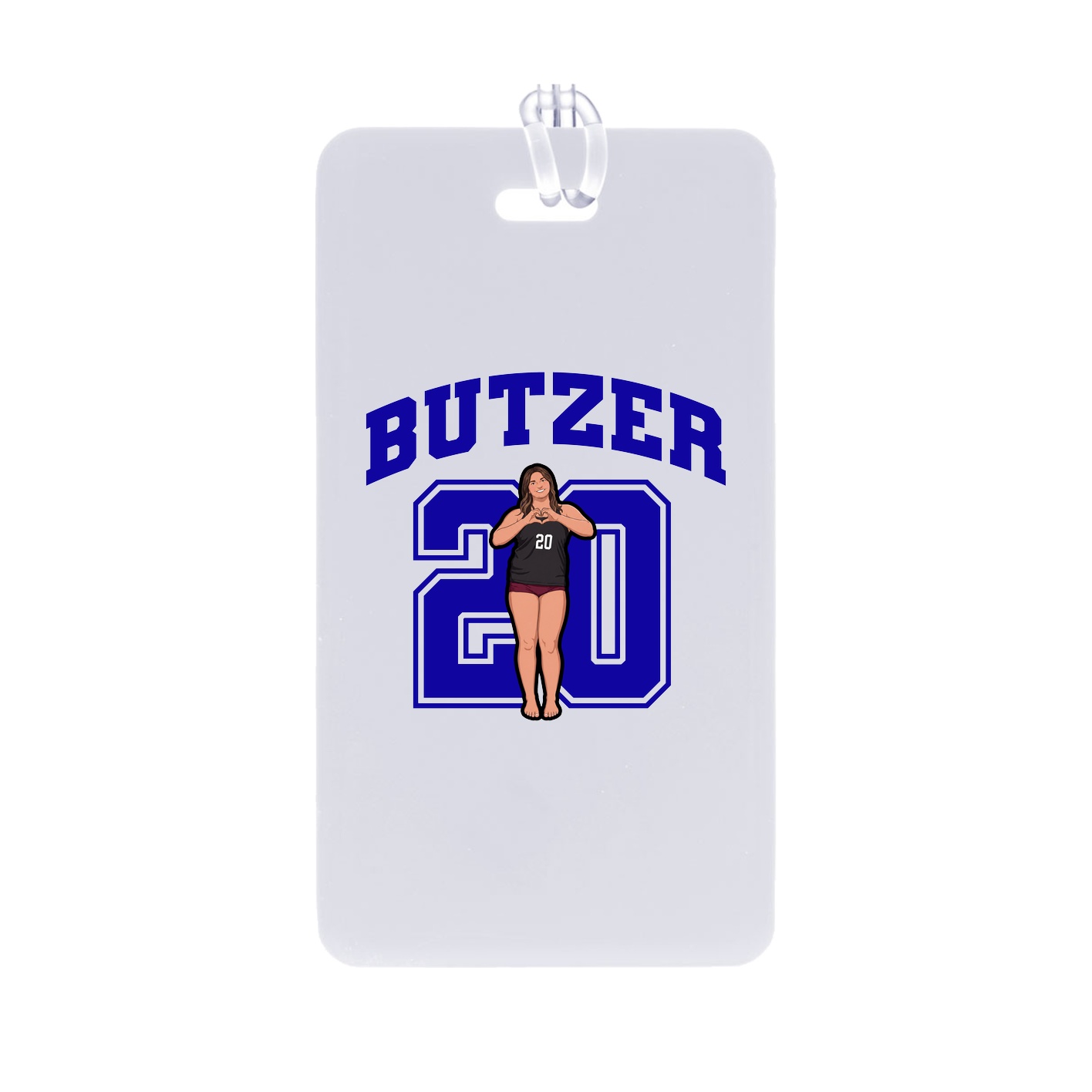 Bag Tag — Number in Classic