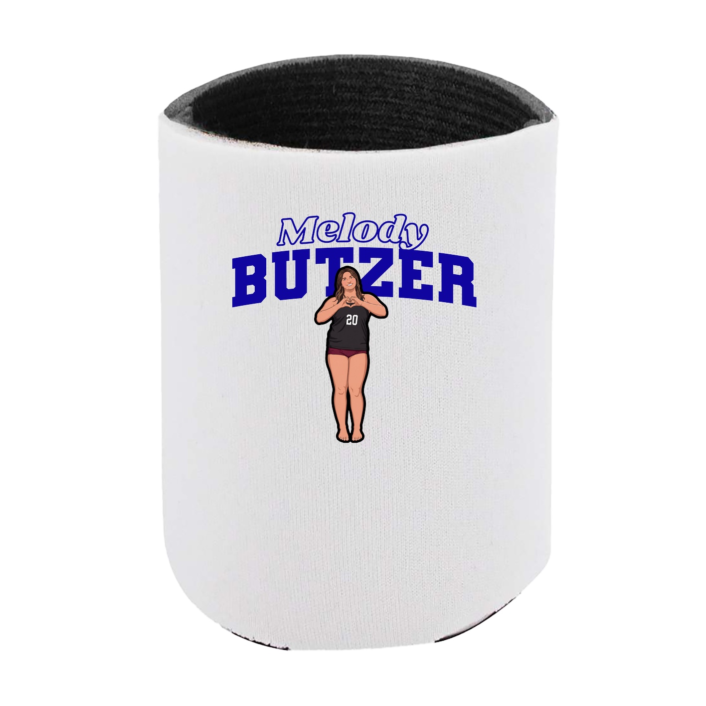 Can Holder — Name Arch in White