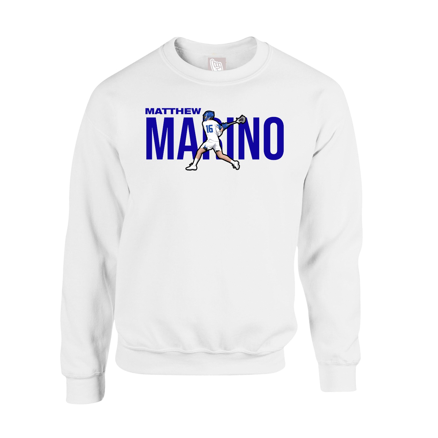 Fleece Crew — Player Name in White