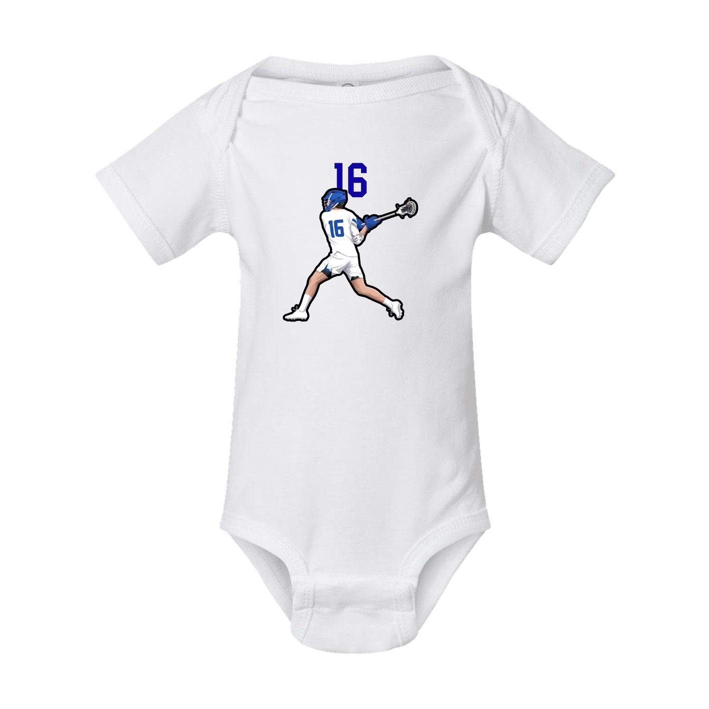 Baby Onesie — Number Top in White