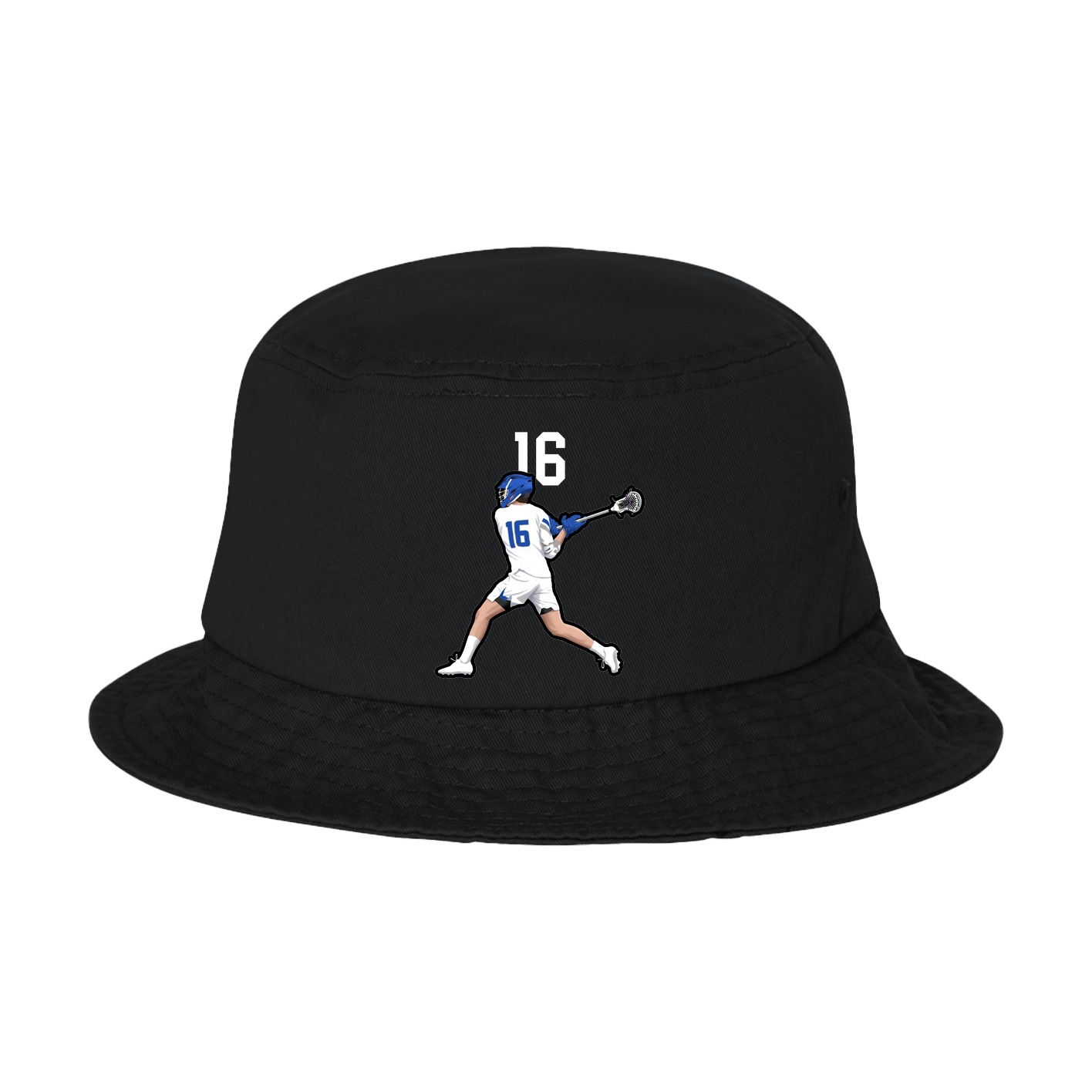 Bucket Cap — Number Top in Black