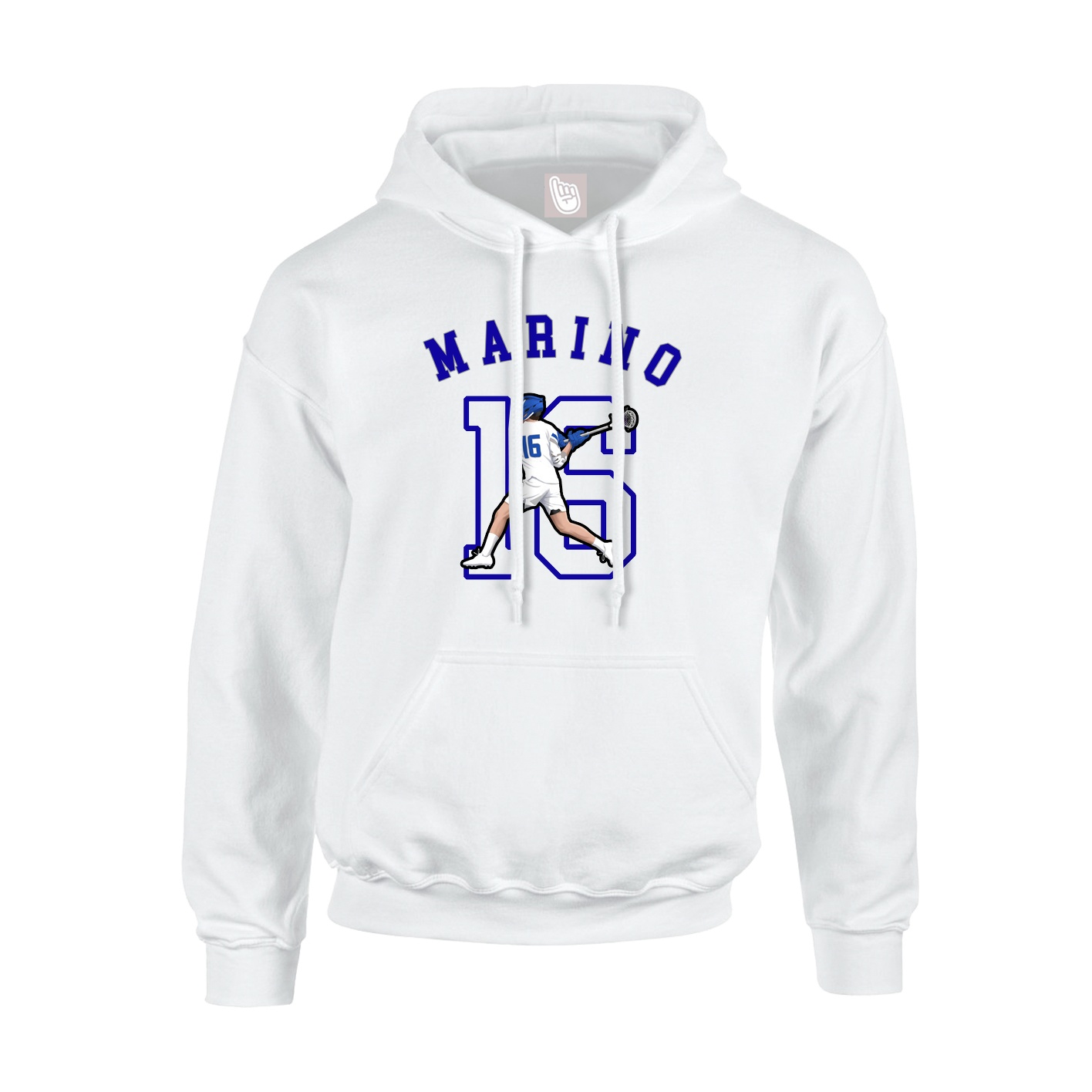 Youth Hoodie — Shirsey Arch in White