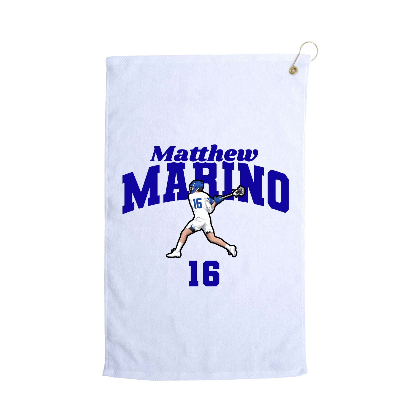 Golf Towel — Signature Arch in White