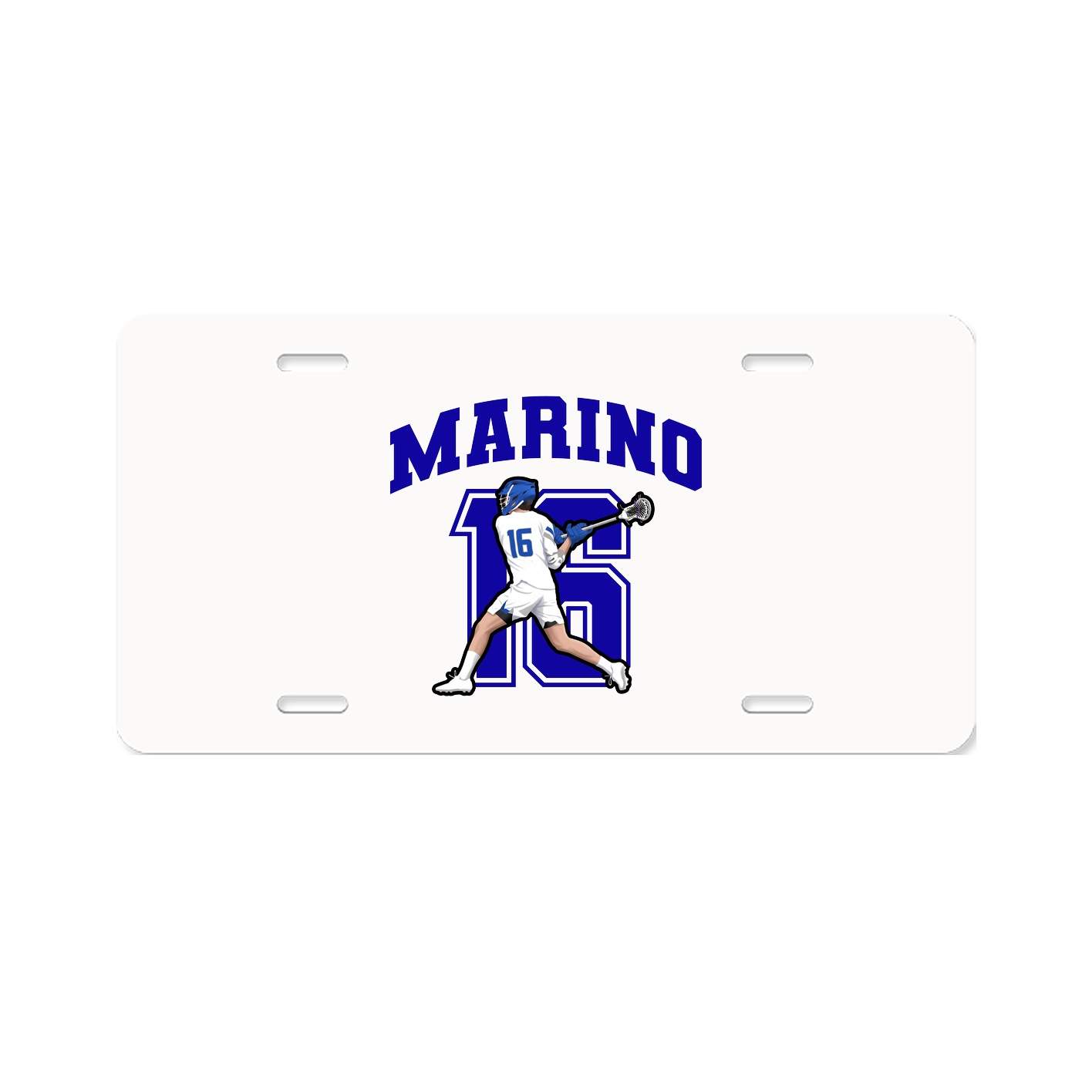 License Plate — Number in Classic