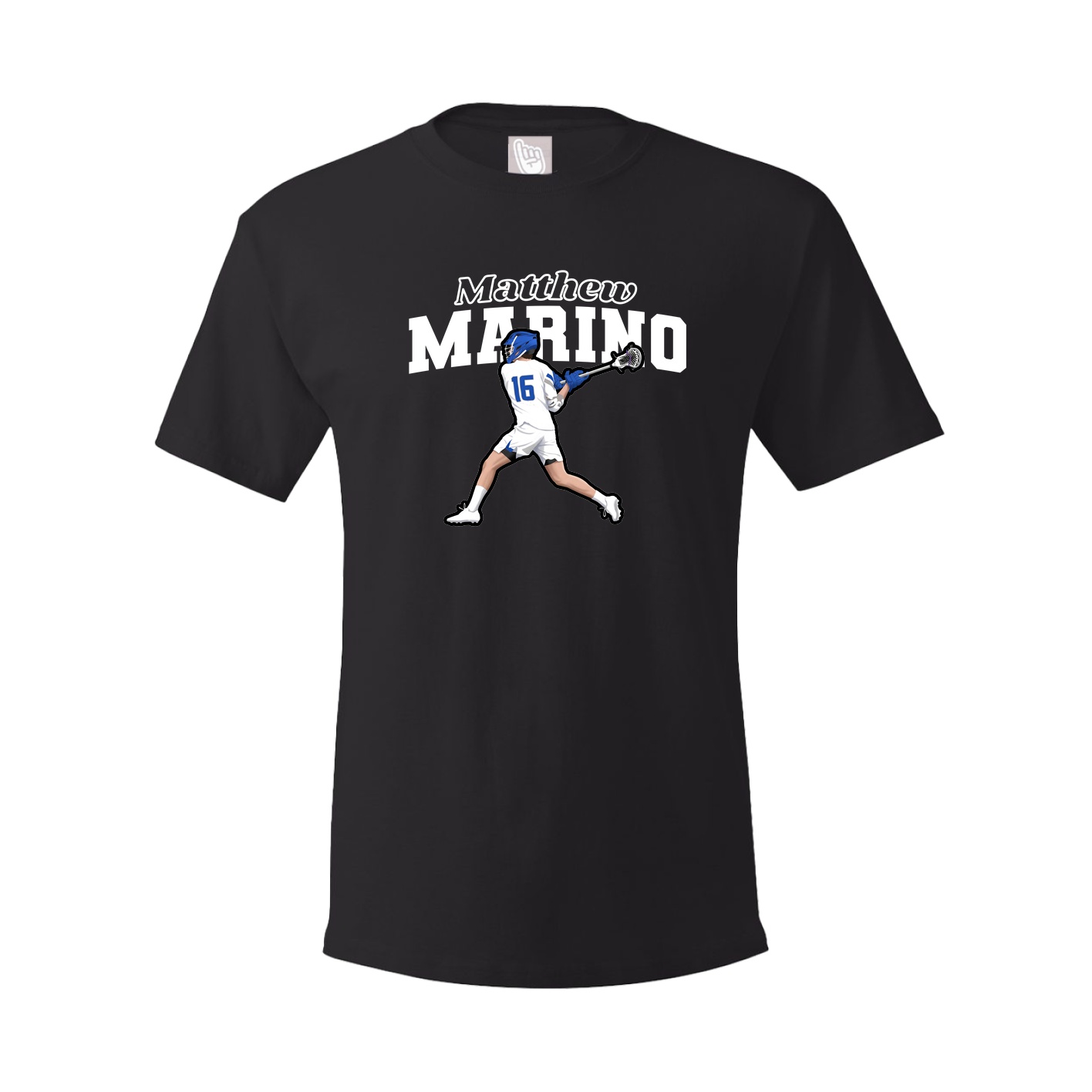 Youth Tee — Name Arch in Black