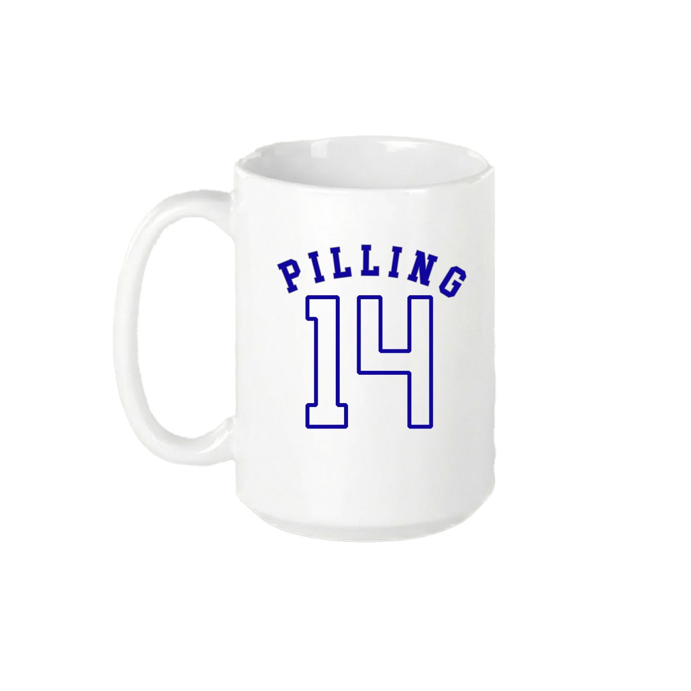 15oz Coffee Mug — Shirsey Arch in White