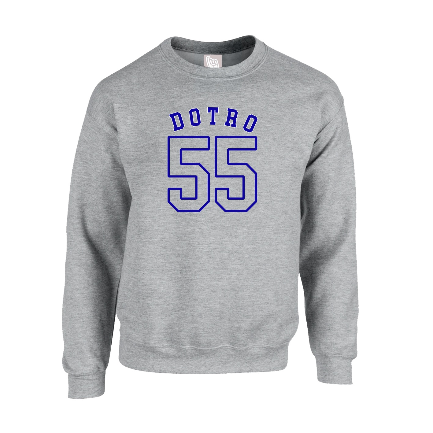 Fleece Crew — Shirsey Arch in Grey