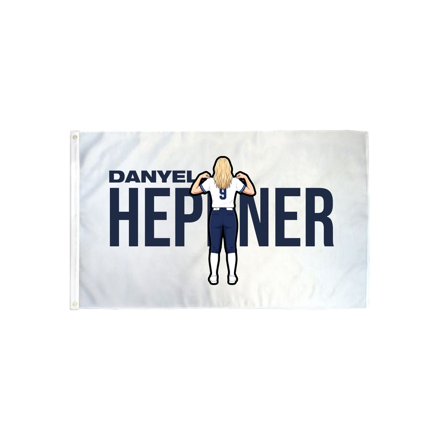 3x5 Flag — Player Name in Classic
