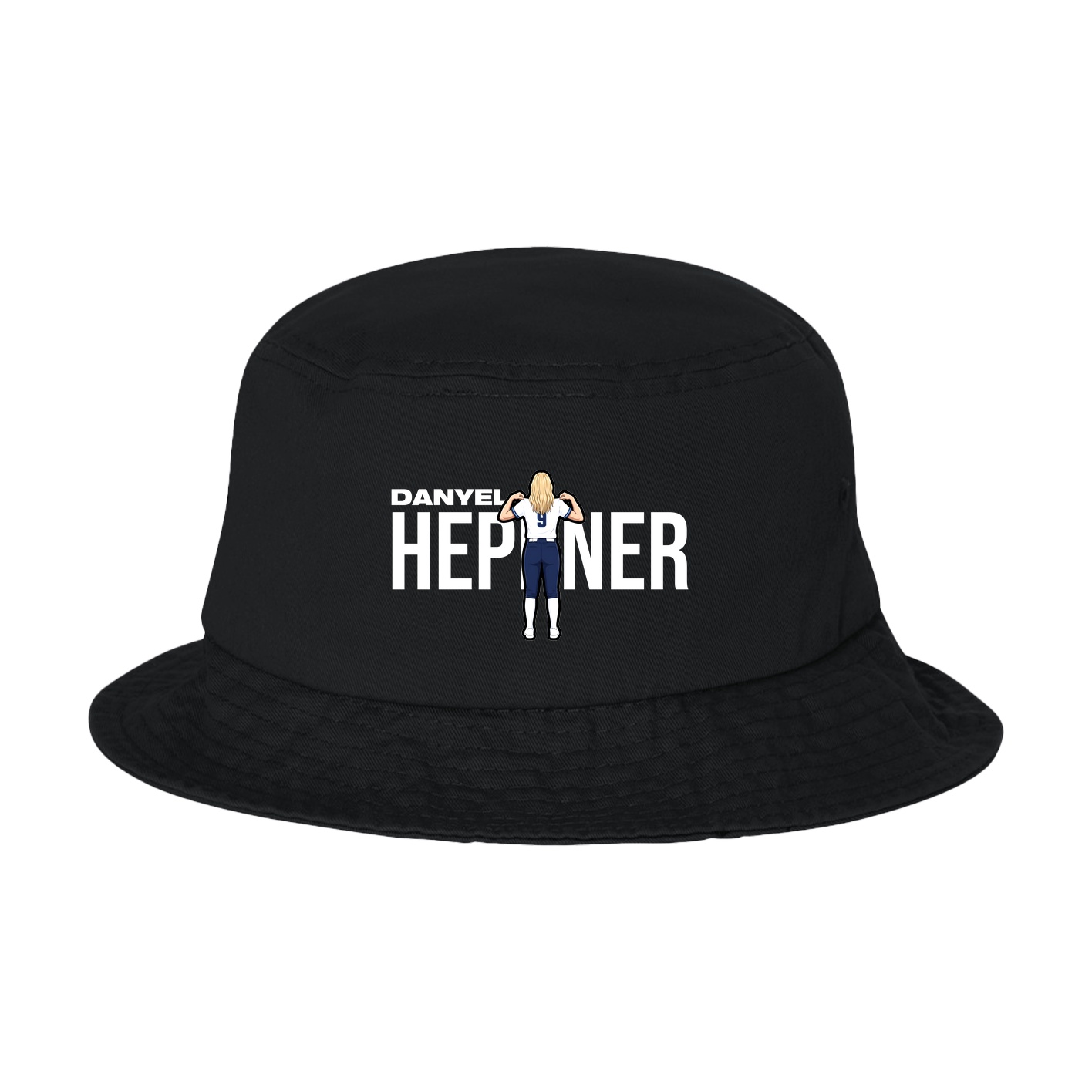 Bucket Cap — Player Name in Black