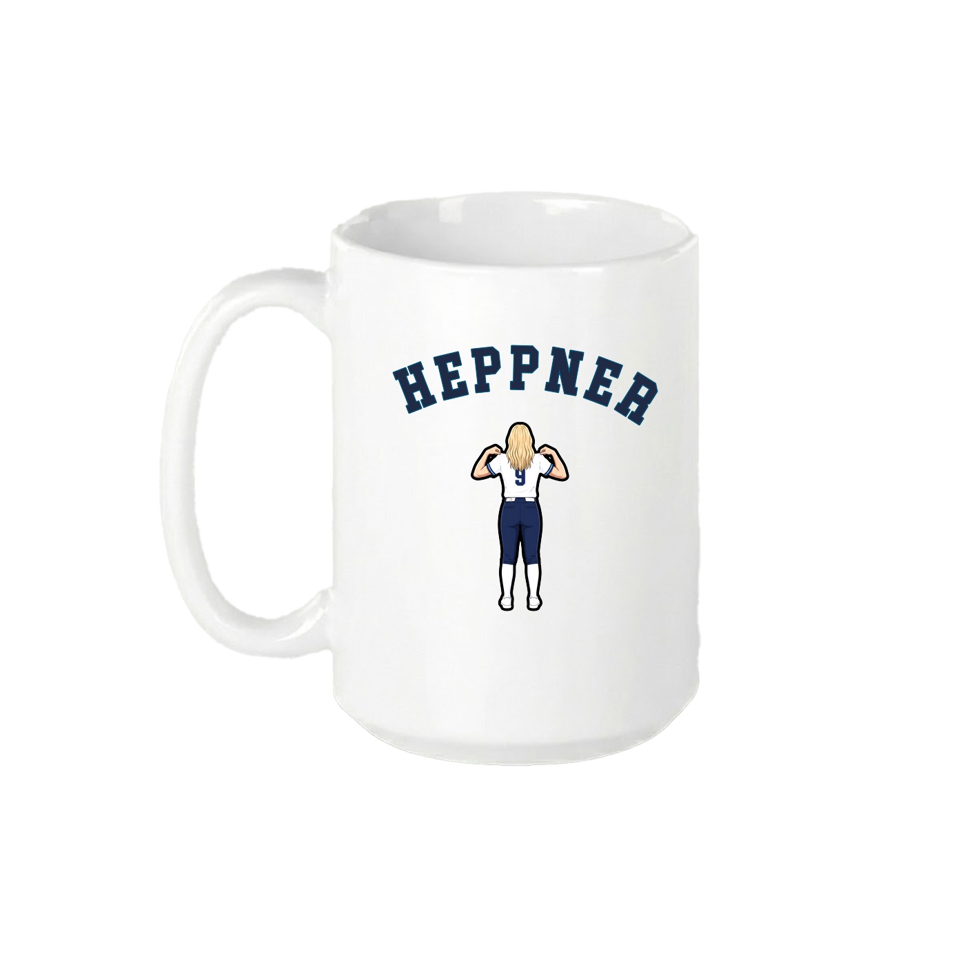 15oz Coffee Mug — Shirsey Arch in White