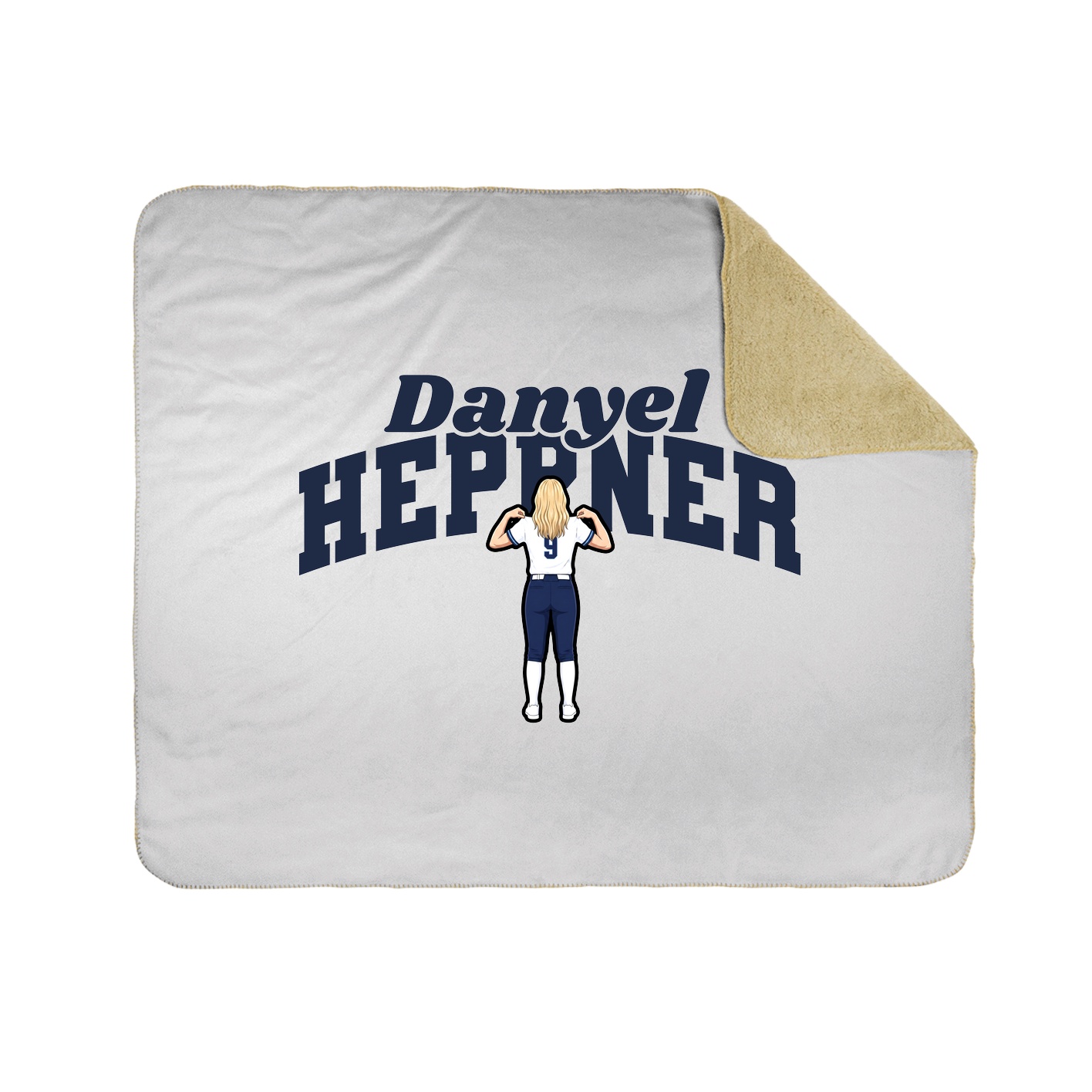 Throw Blanket — Signature Arch in White